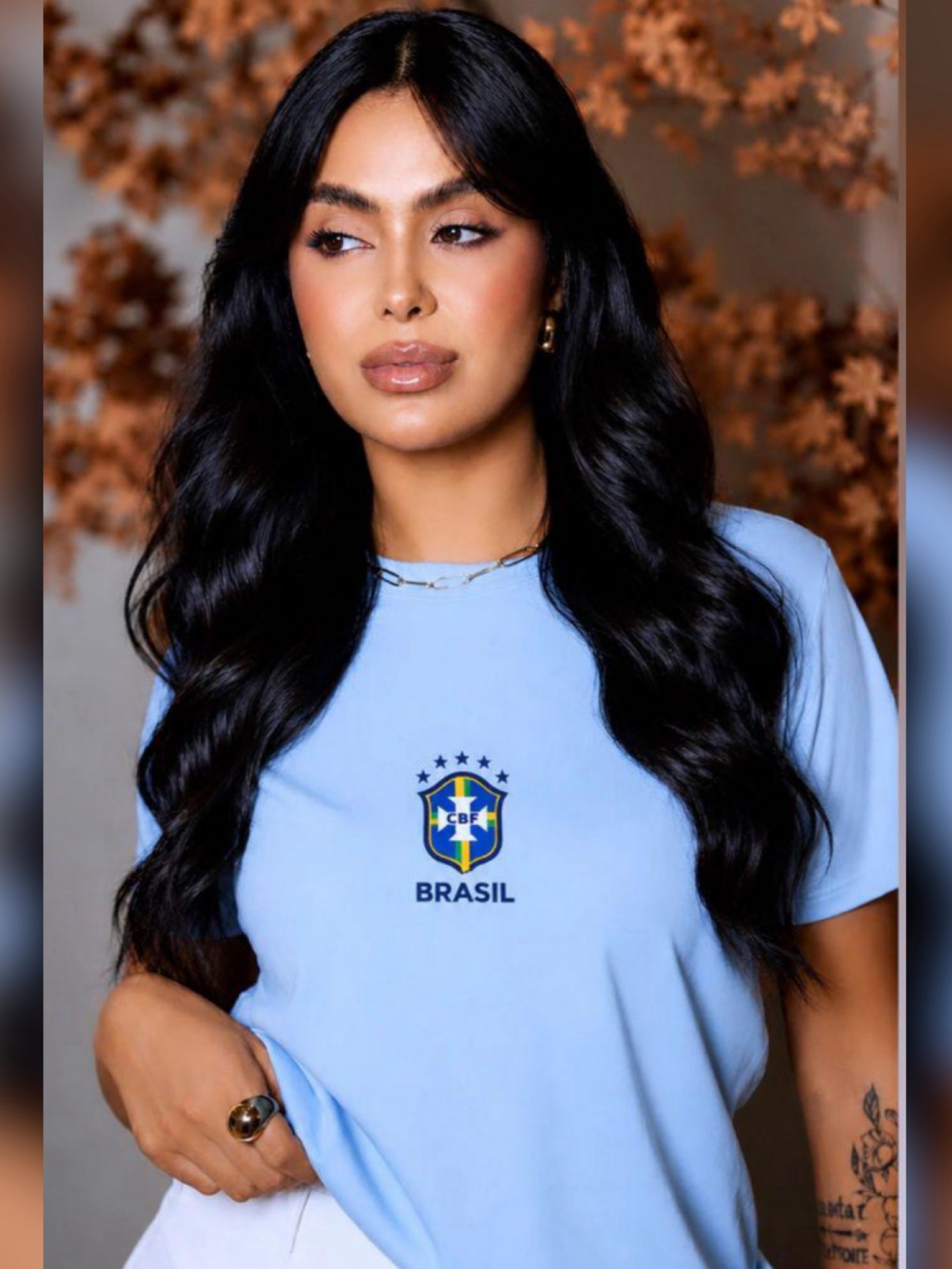 T-Shirt Brasil Feminina