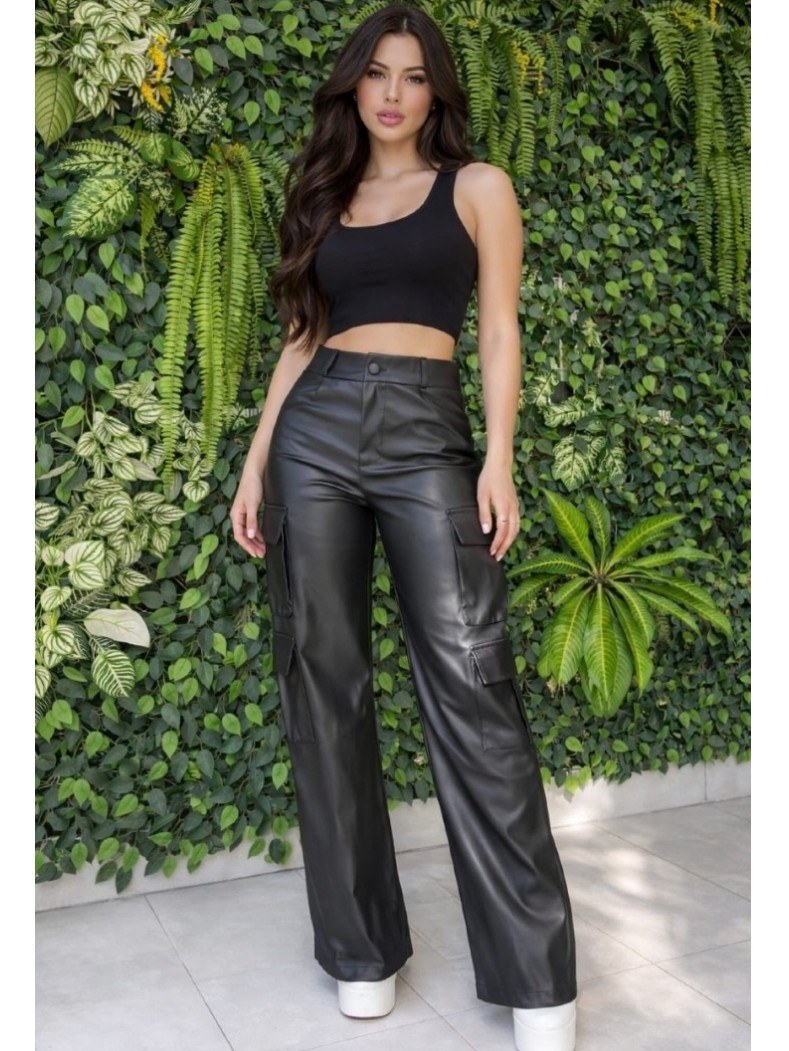 Calça Cargo Com Bolso