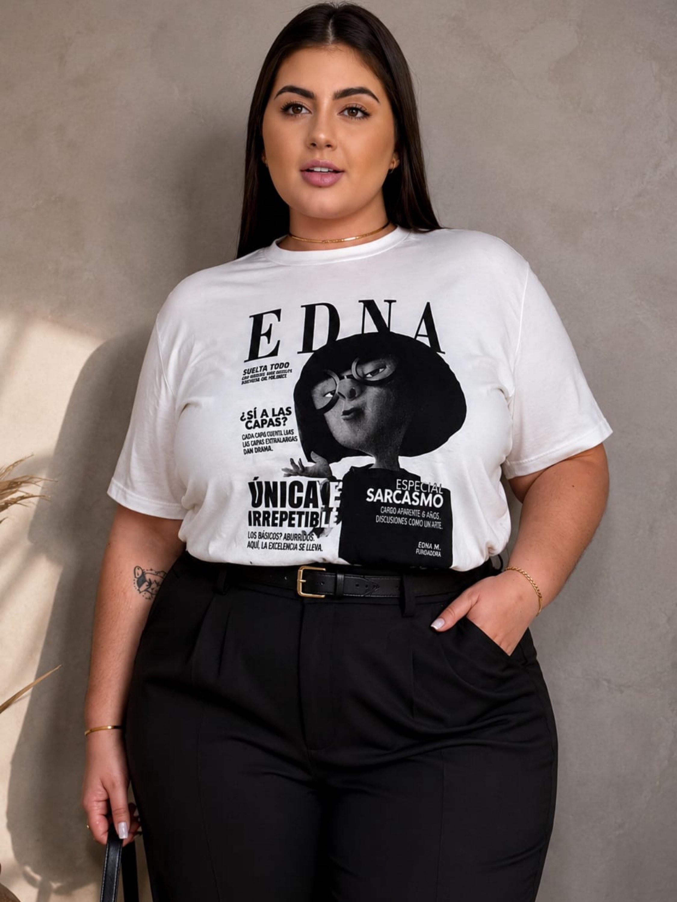 T-Shirt Edna Plus Size Feminina