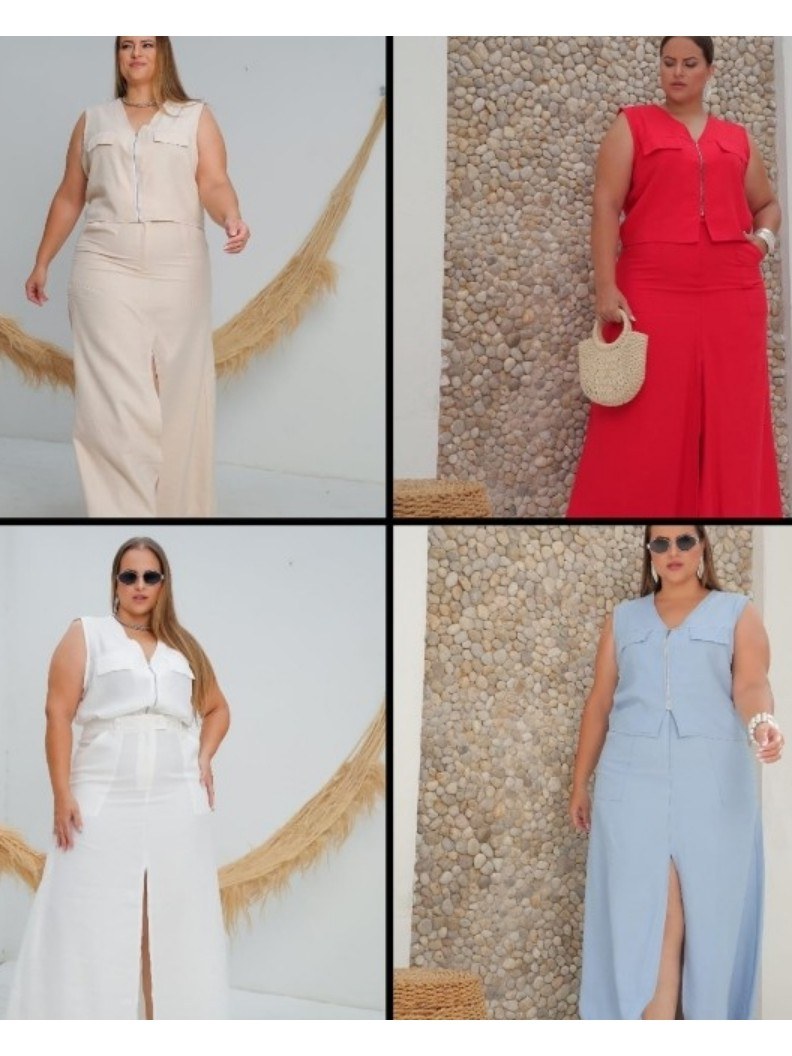Conjunto Mariana Plus Size Feminino