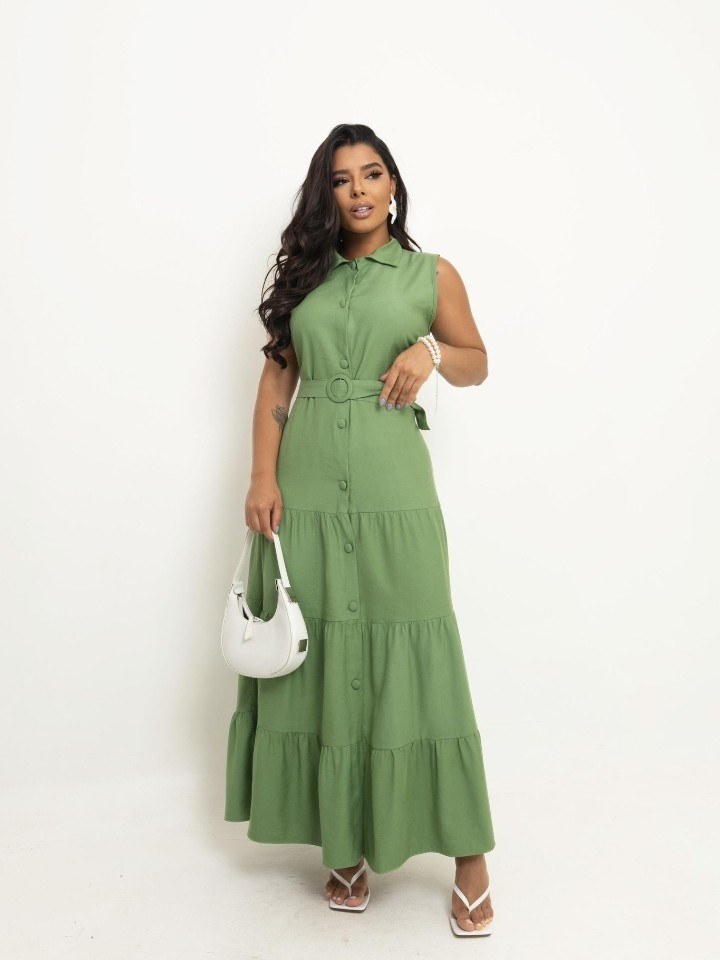 Vestido Longo Ayza Feminino