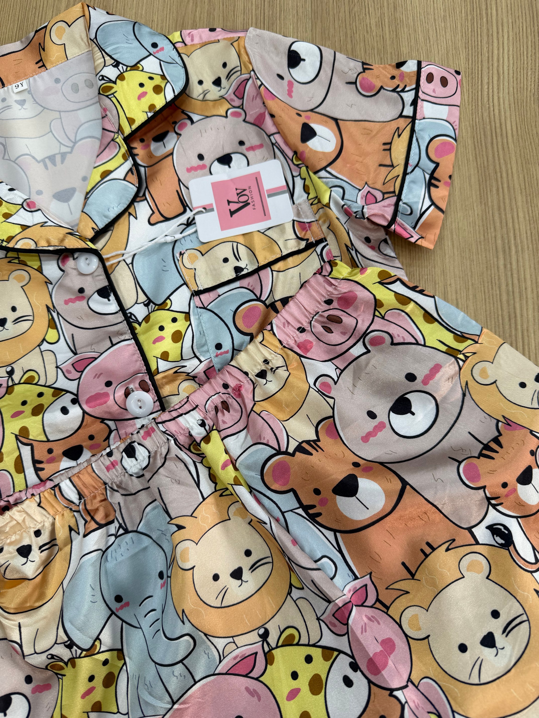 Pijama zoológico 011 short