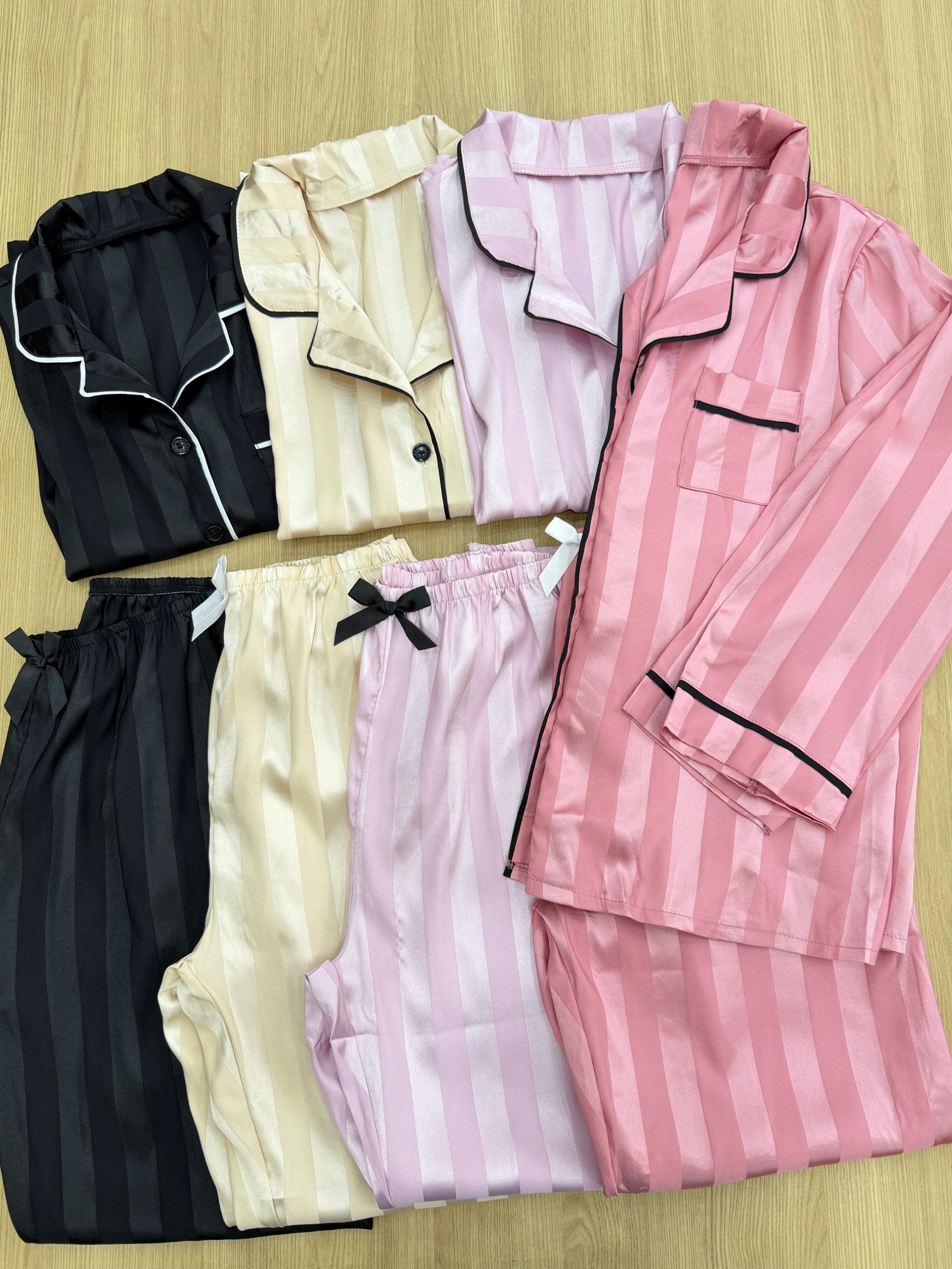 Pijama manga longa listra 6