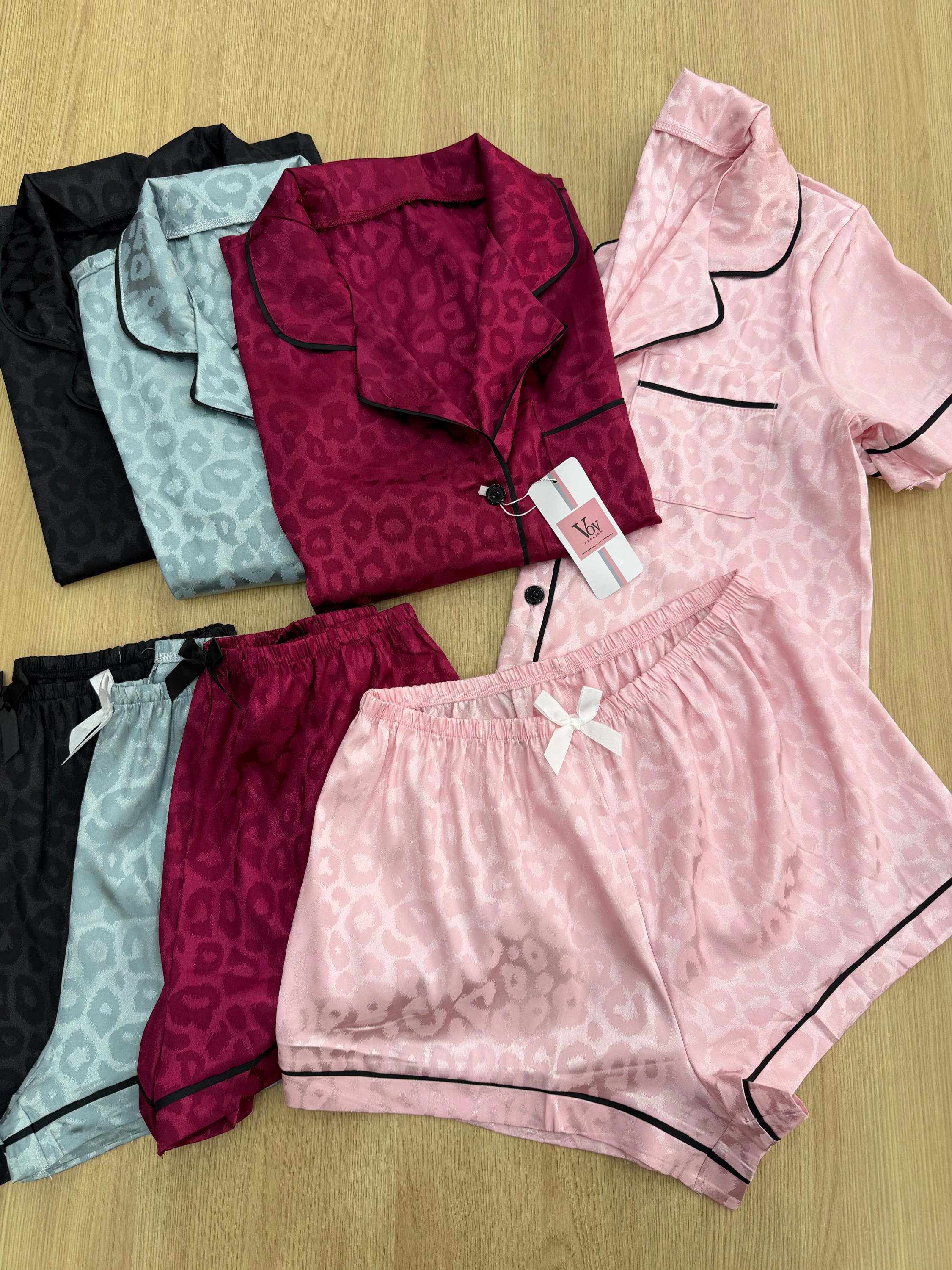 Pijama onça curto 45