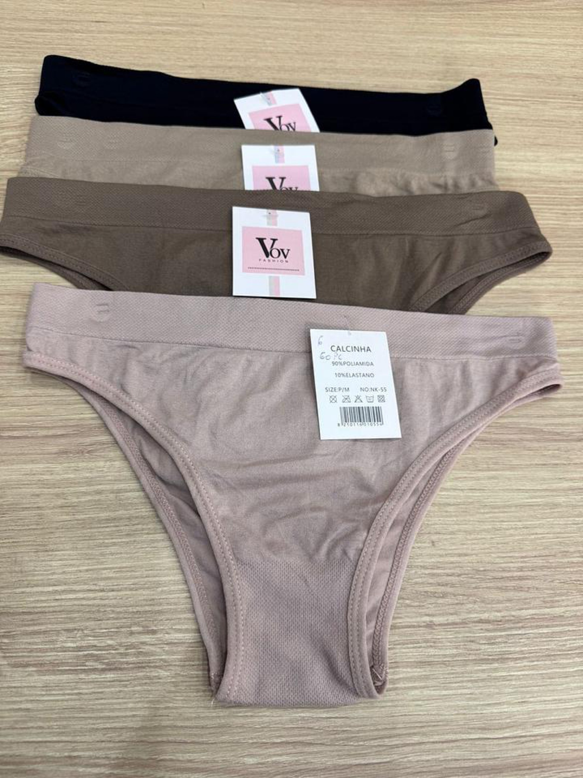 Kit com 6 calcinhas ref.55