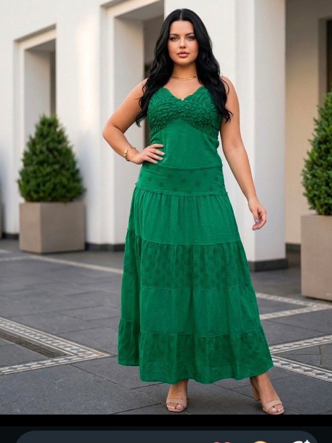Vestido indiano algodão