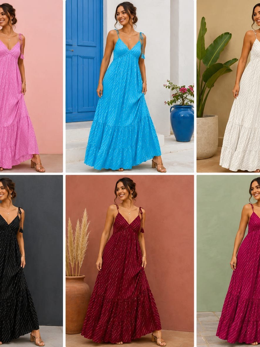 Vestido indiano Longo