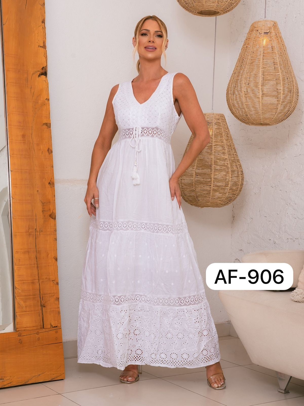 Vestido brancos indiano