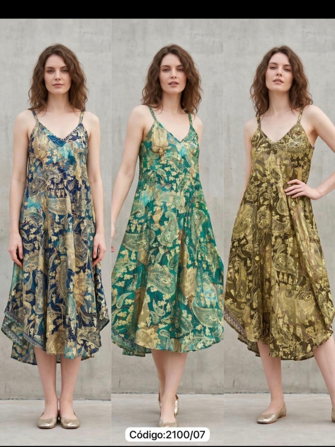 Vestido vico seda curto