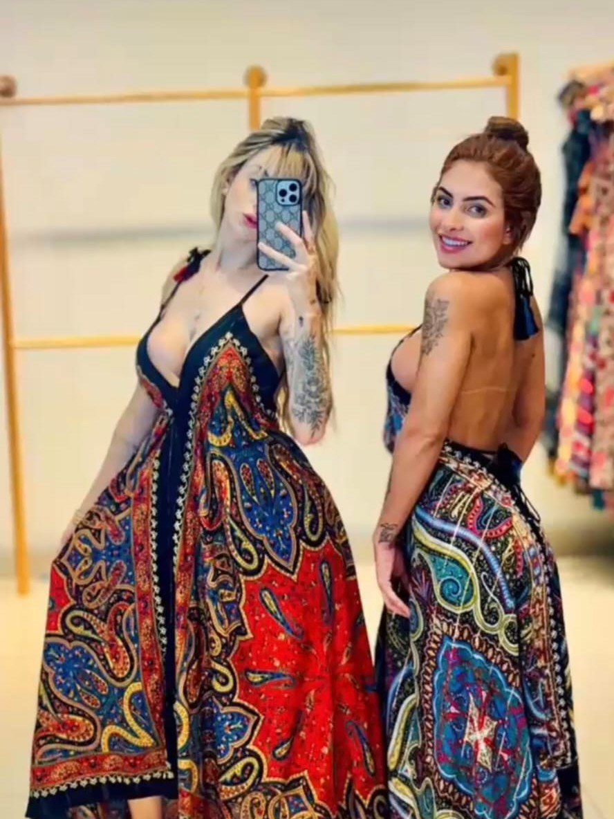 Vestido Longo Indiano vico
