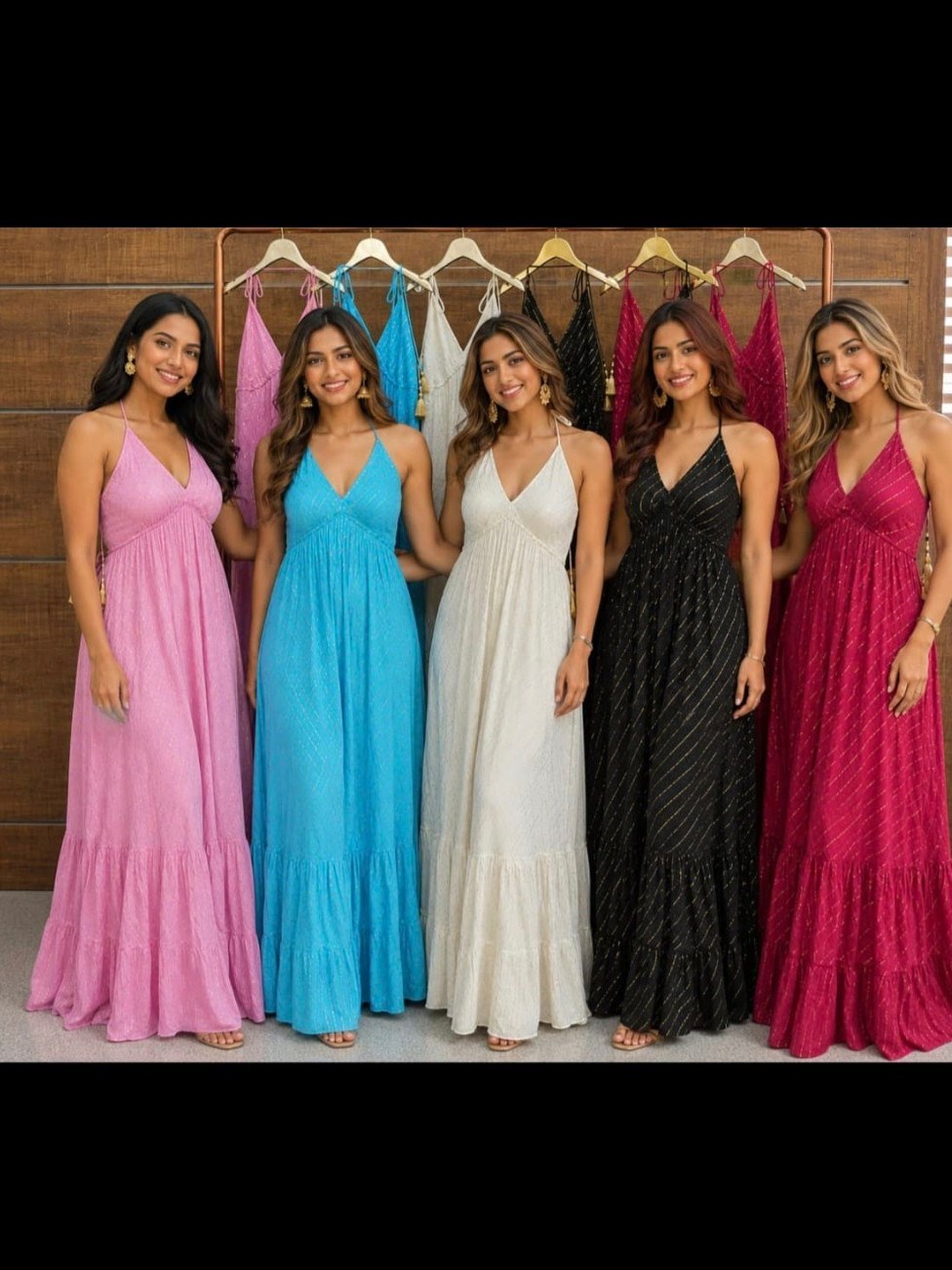 Vestido costa nua indiana