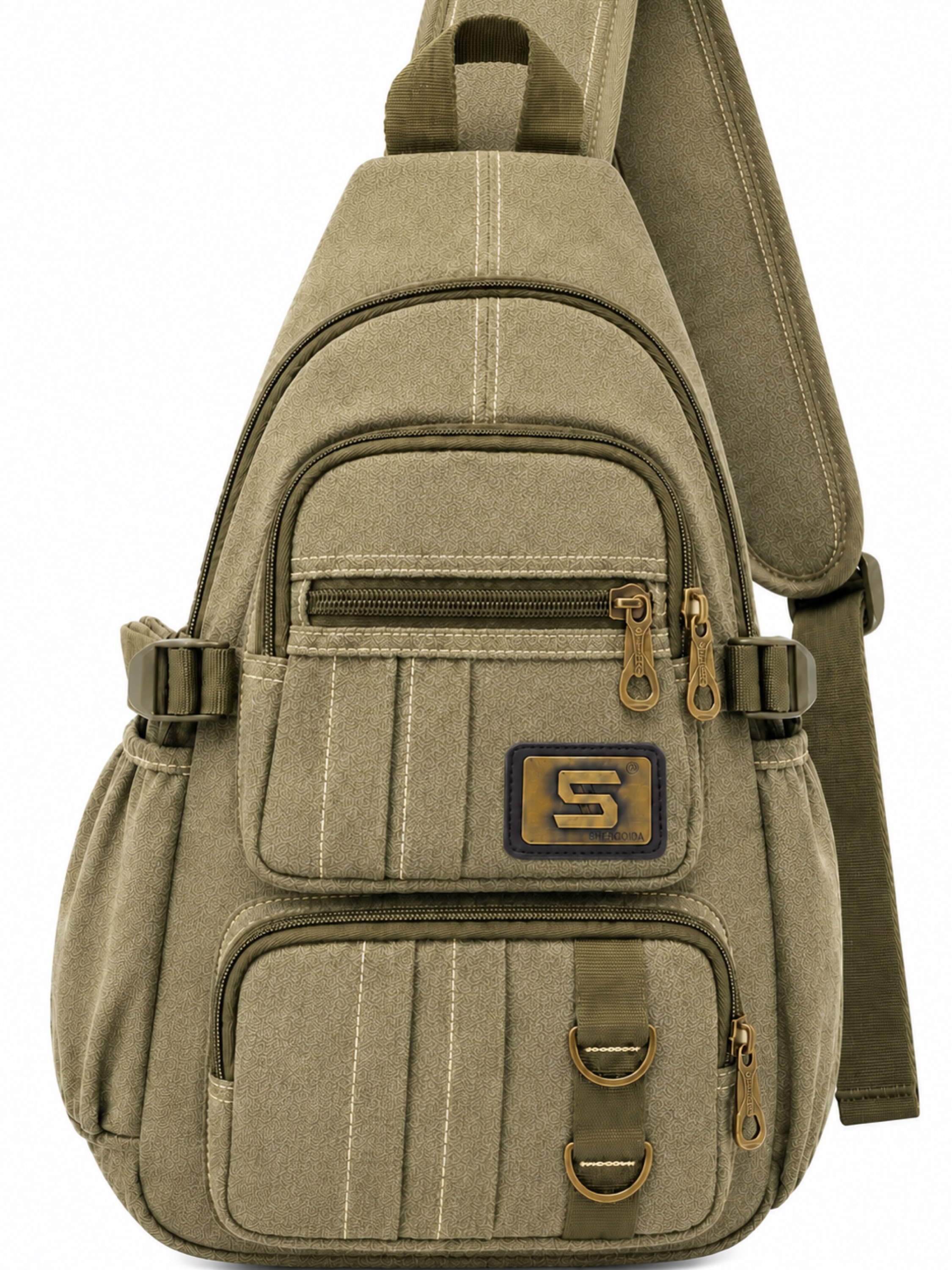 Bolsa Lona Masculina Feminina 1 Alça Transversal