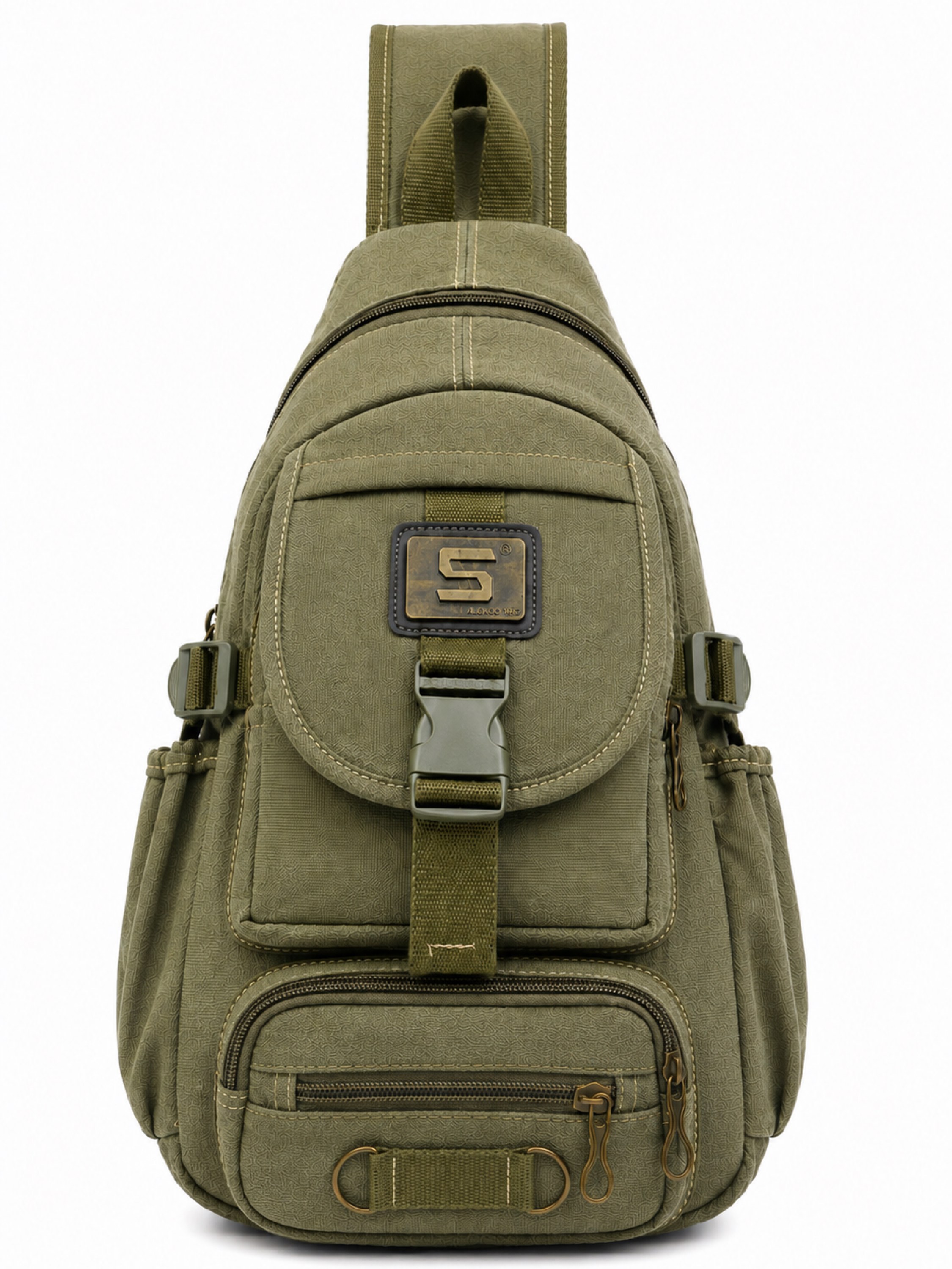Bolsa Lona Masculina Feminina 1 Alça Transversal