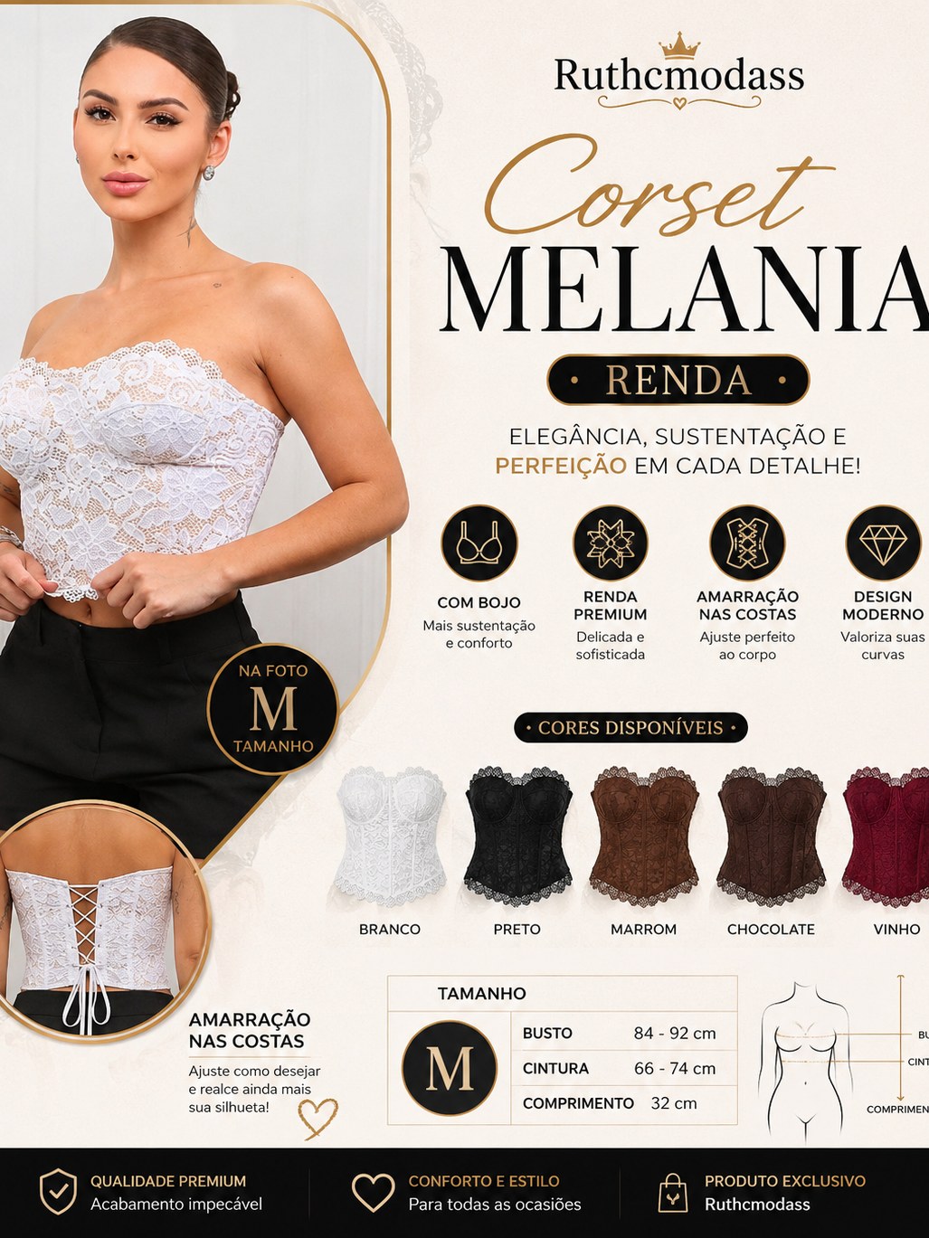 Corset Melania RENDA CLASICA