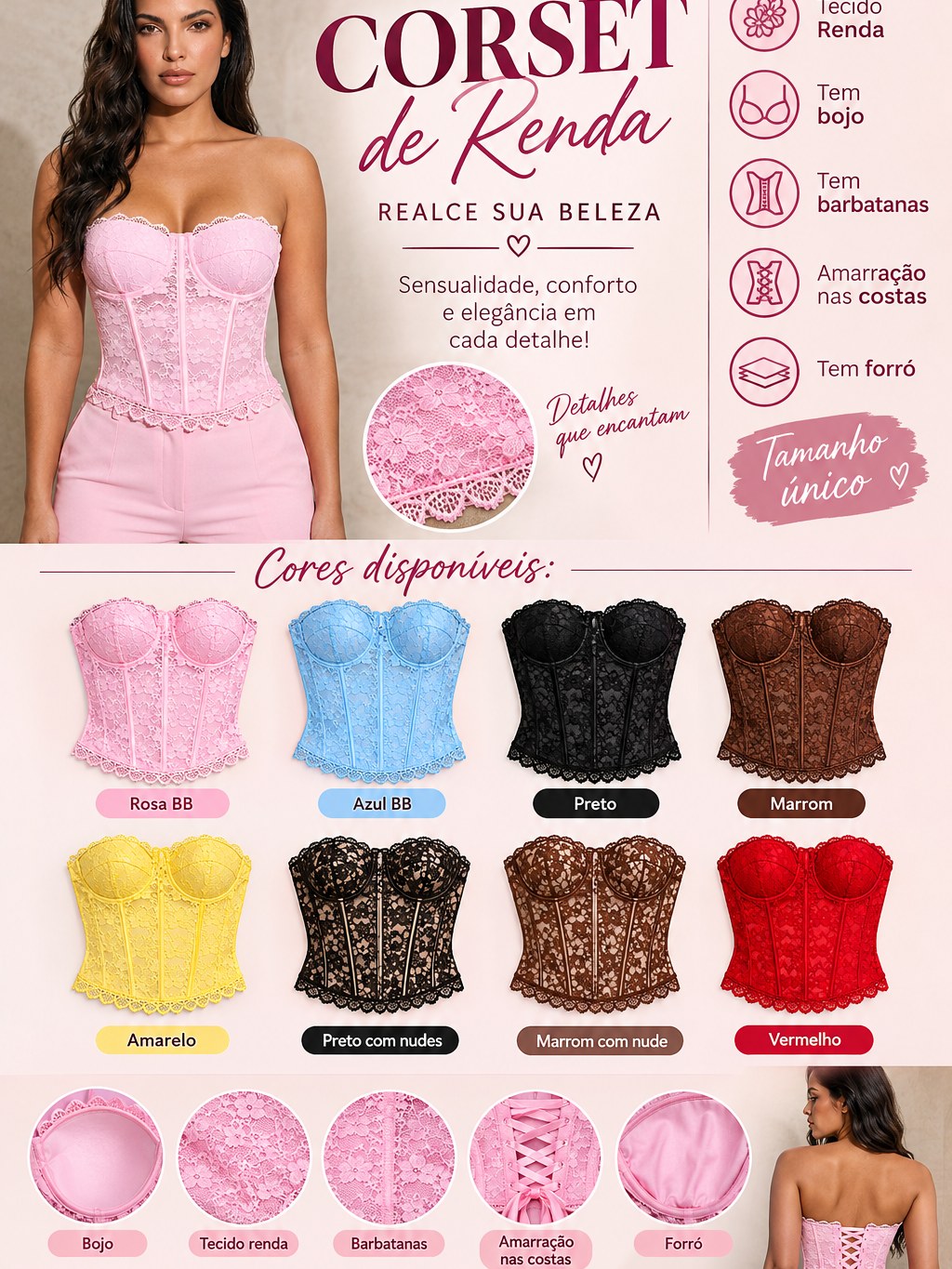 Corset Melania RENDA CLASICA