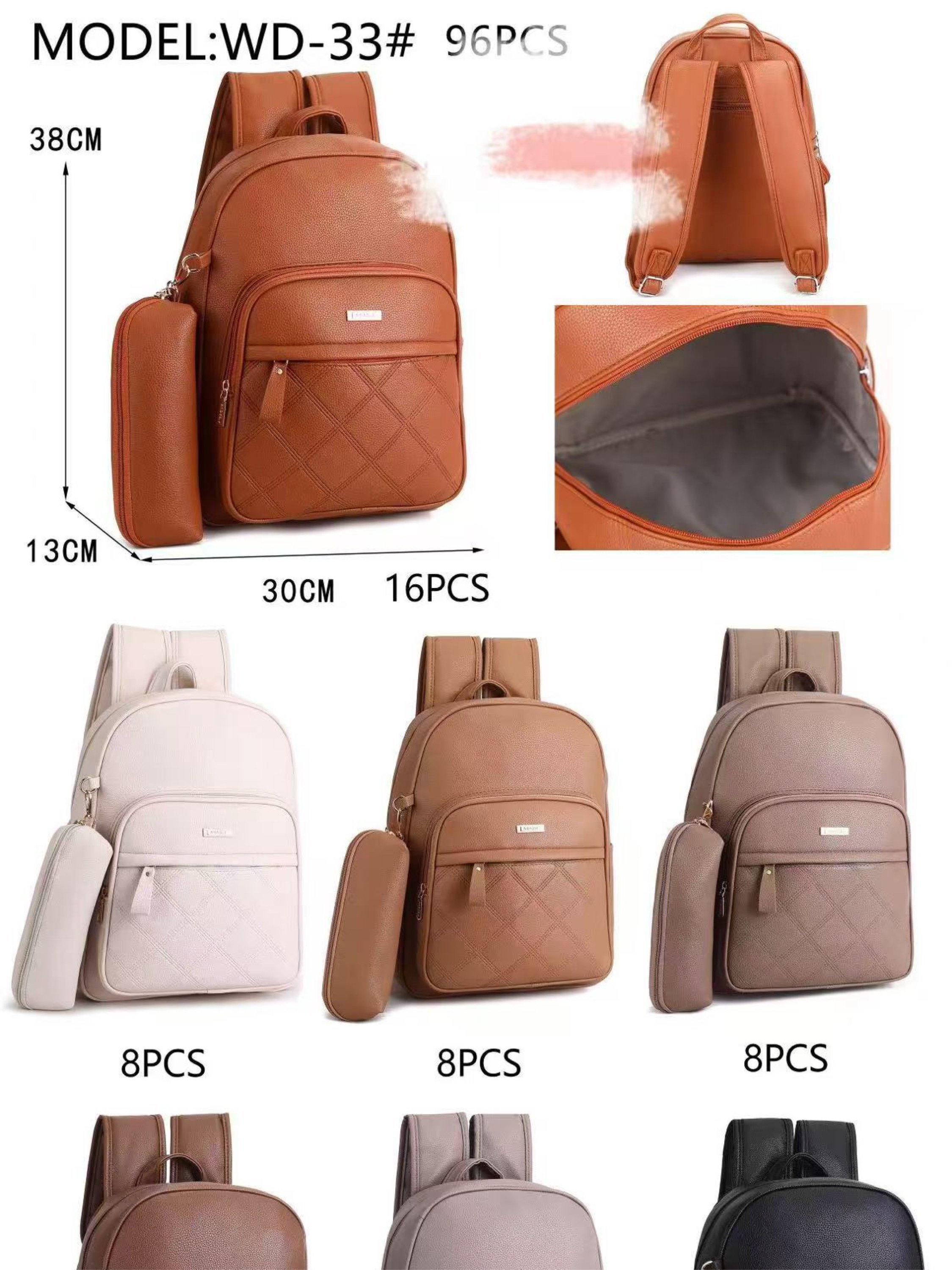 mochila feminina grande 33