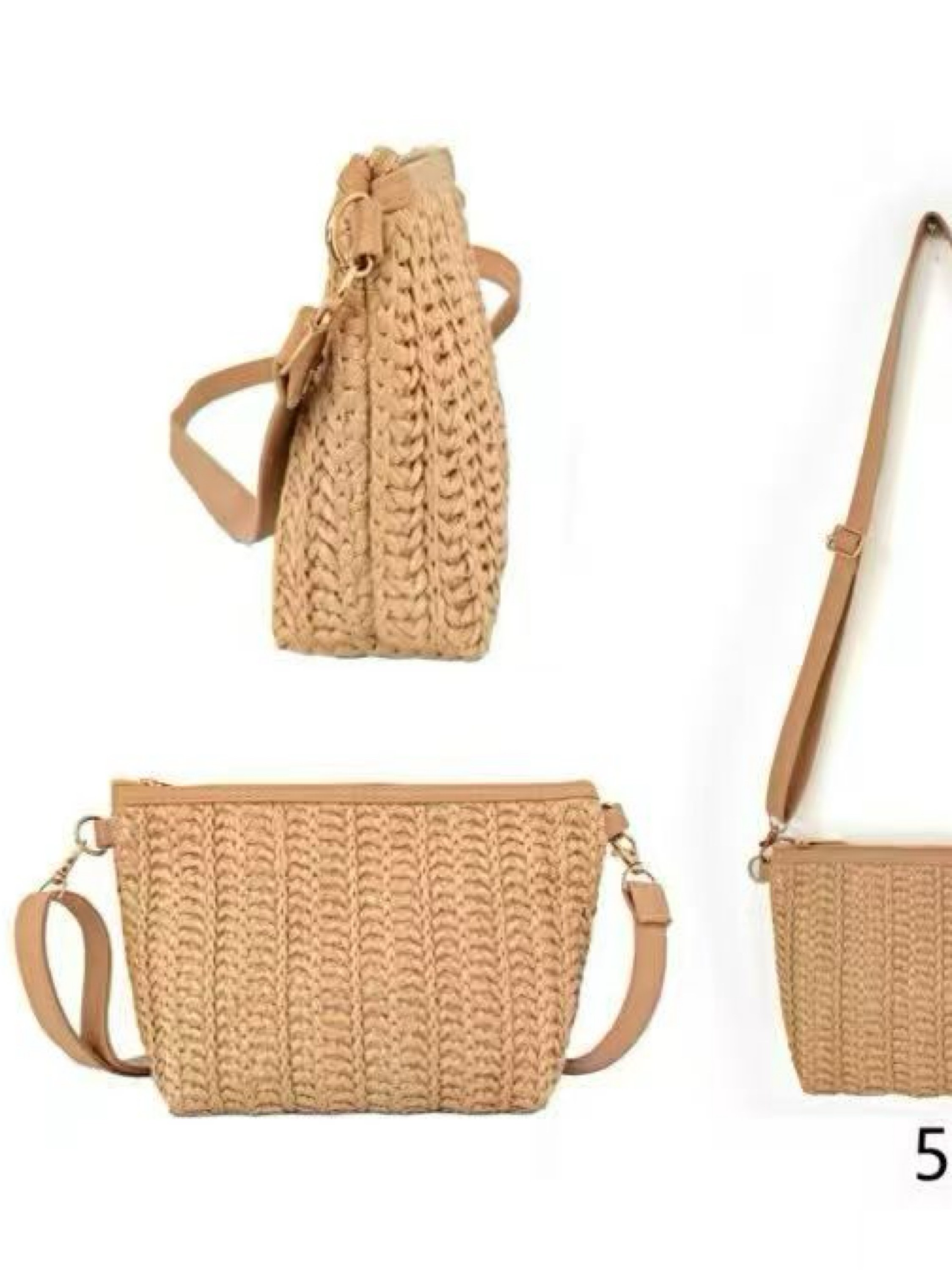 Bolsa palha praia feminina 26-3