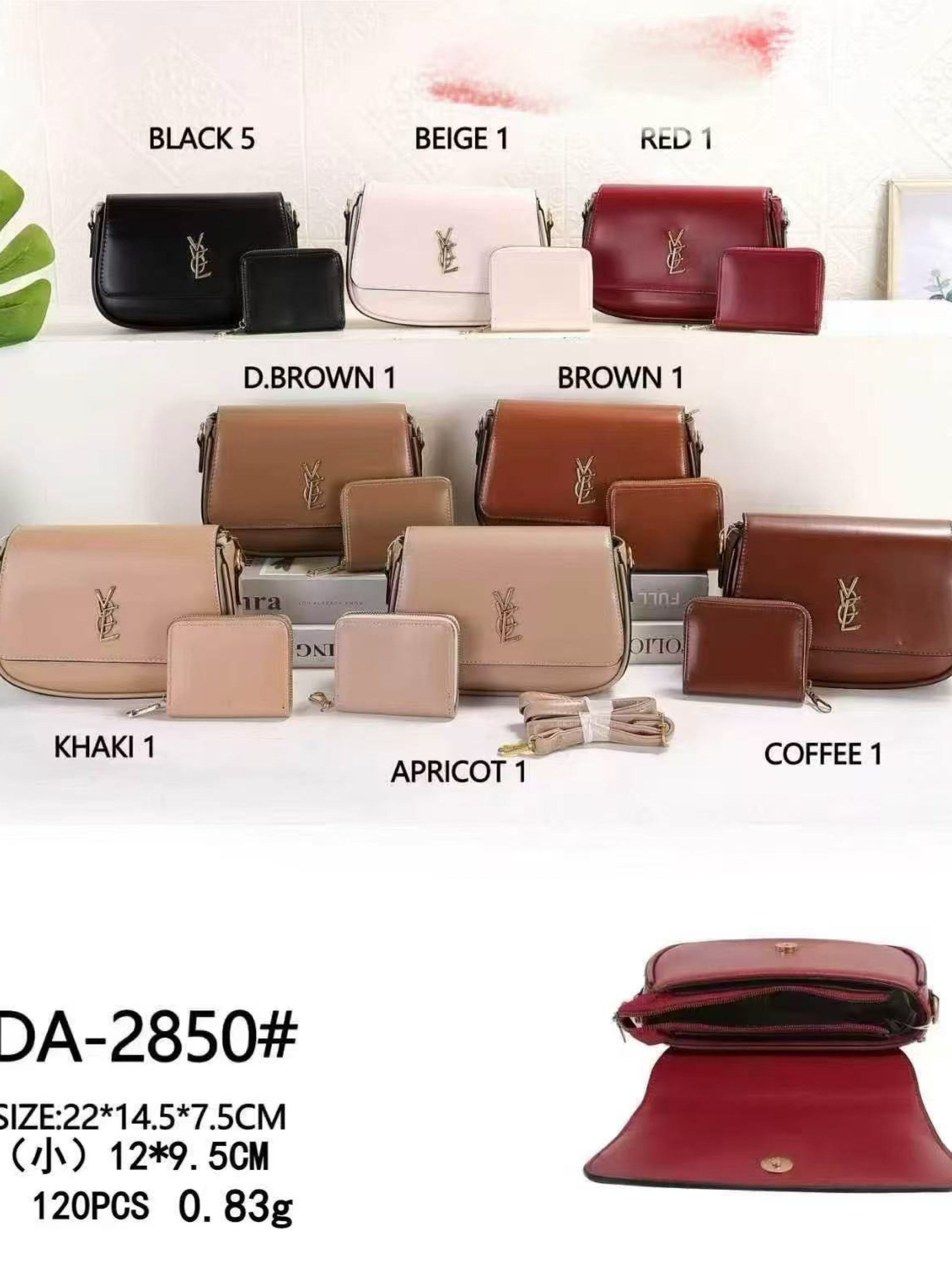 Bolsa feminina com carteira 2850
