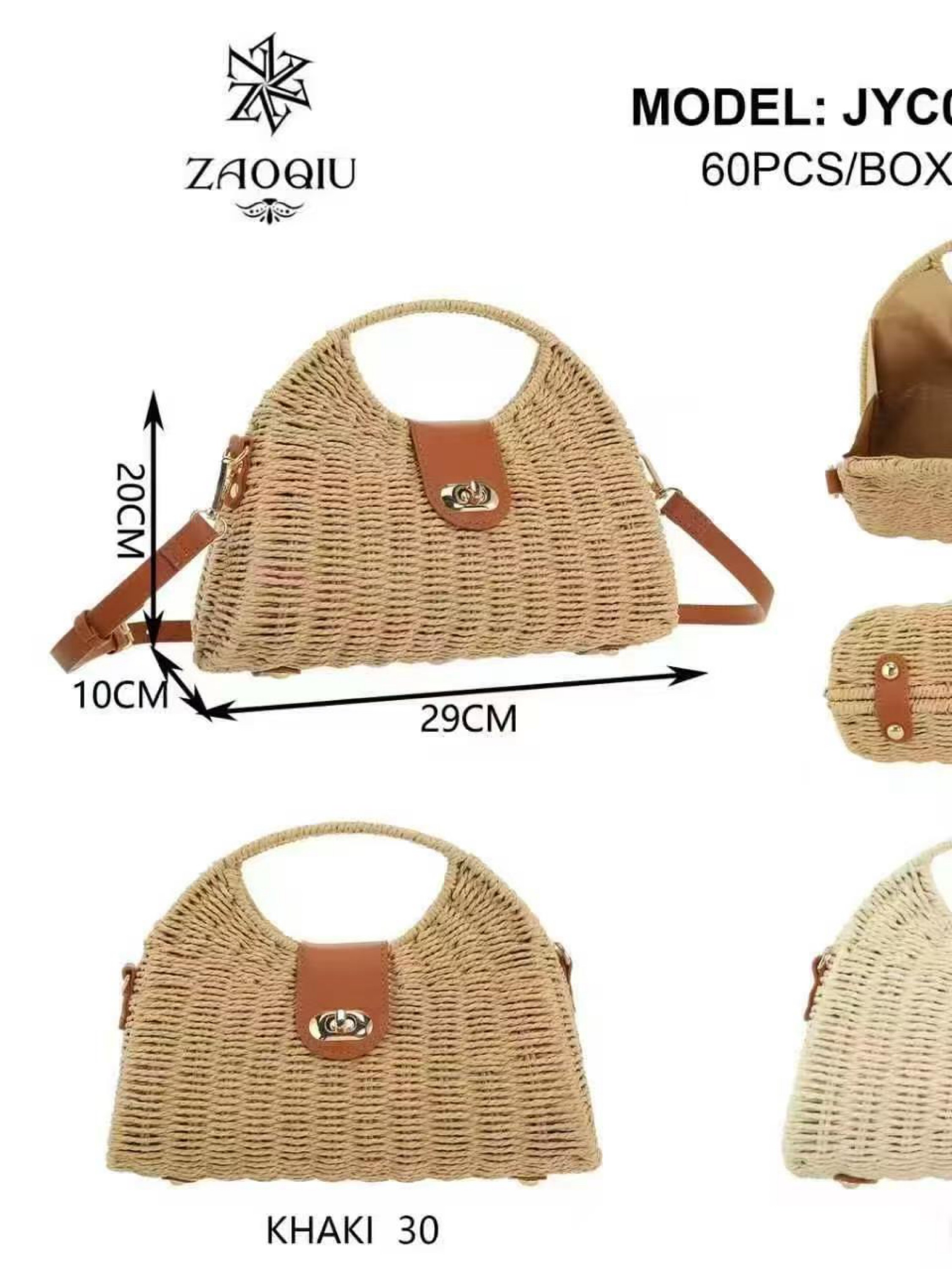 Bolsa palha praia feminina 002