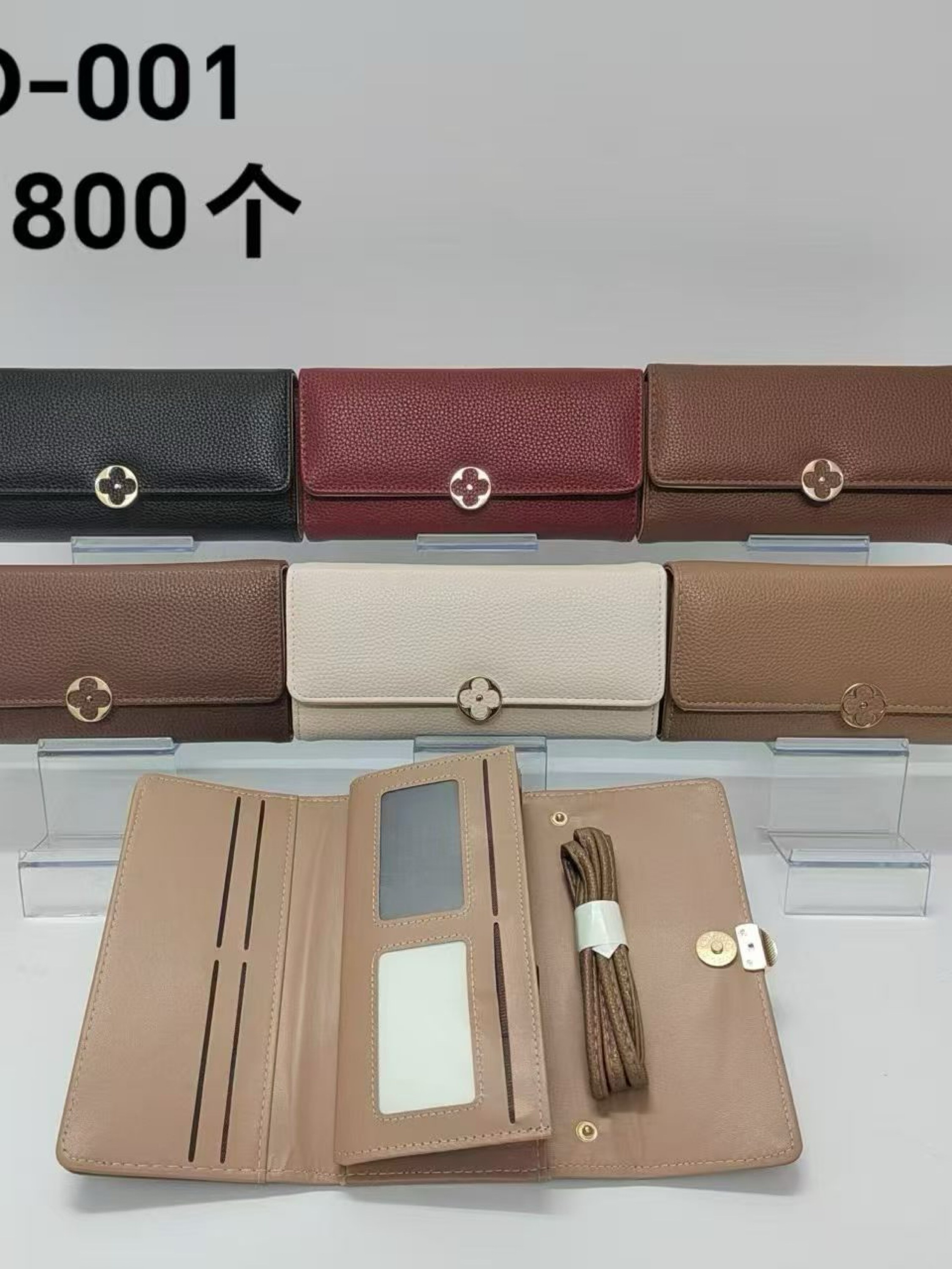 Carteira feminina kit com 15 pc 001