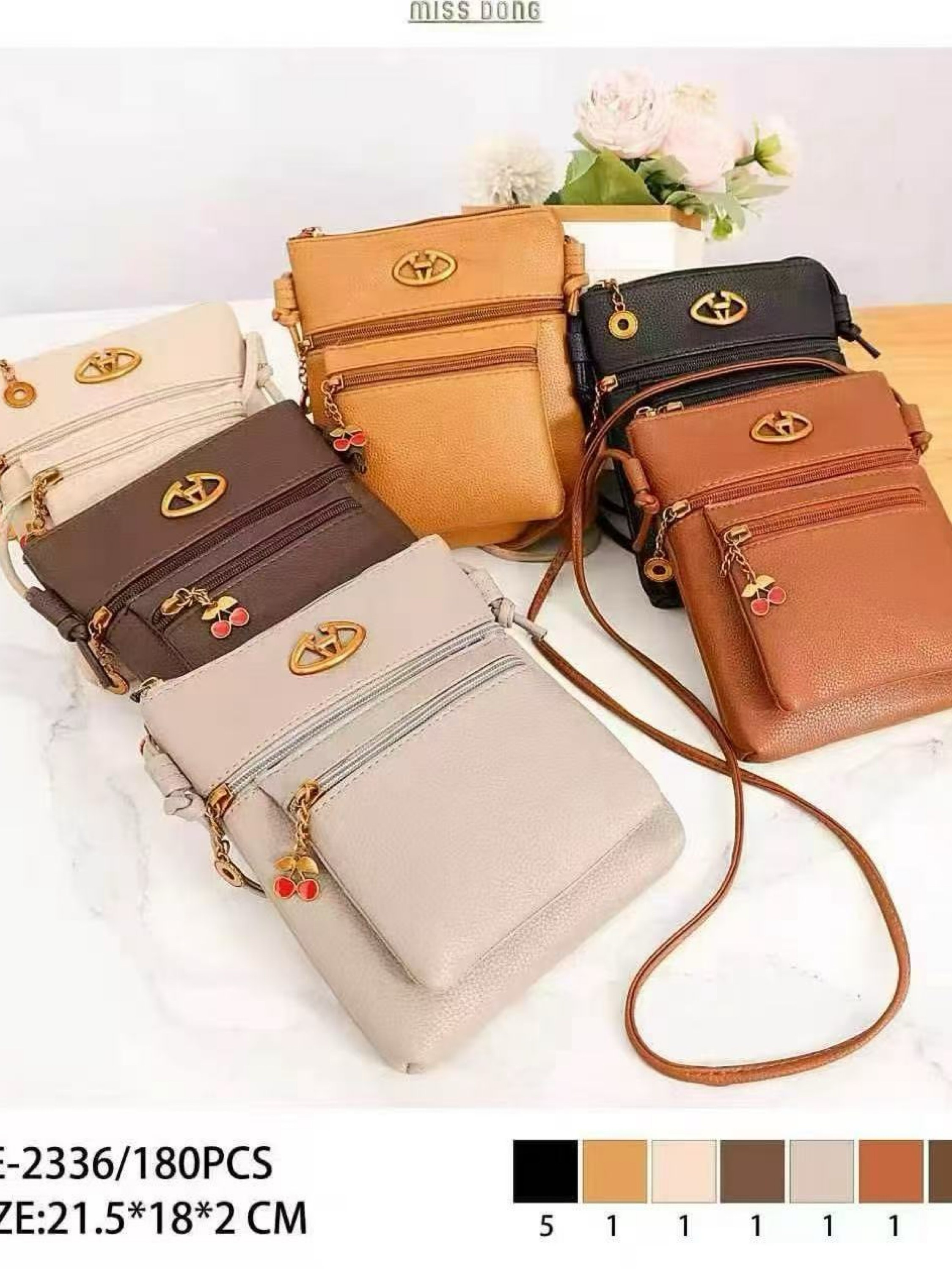 Bolsa feminina kit com 15 pc 2336