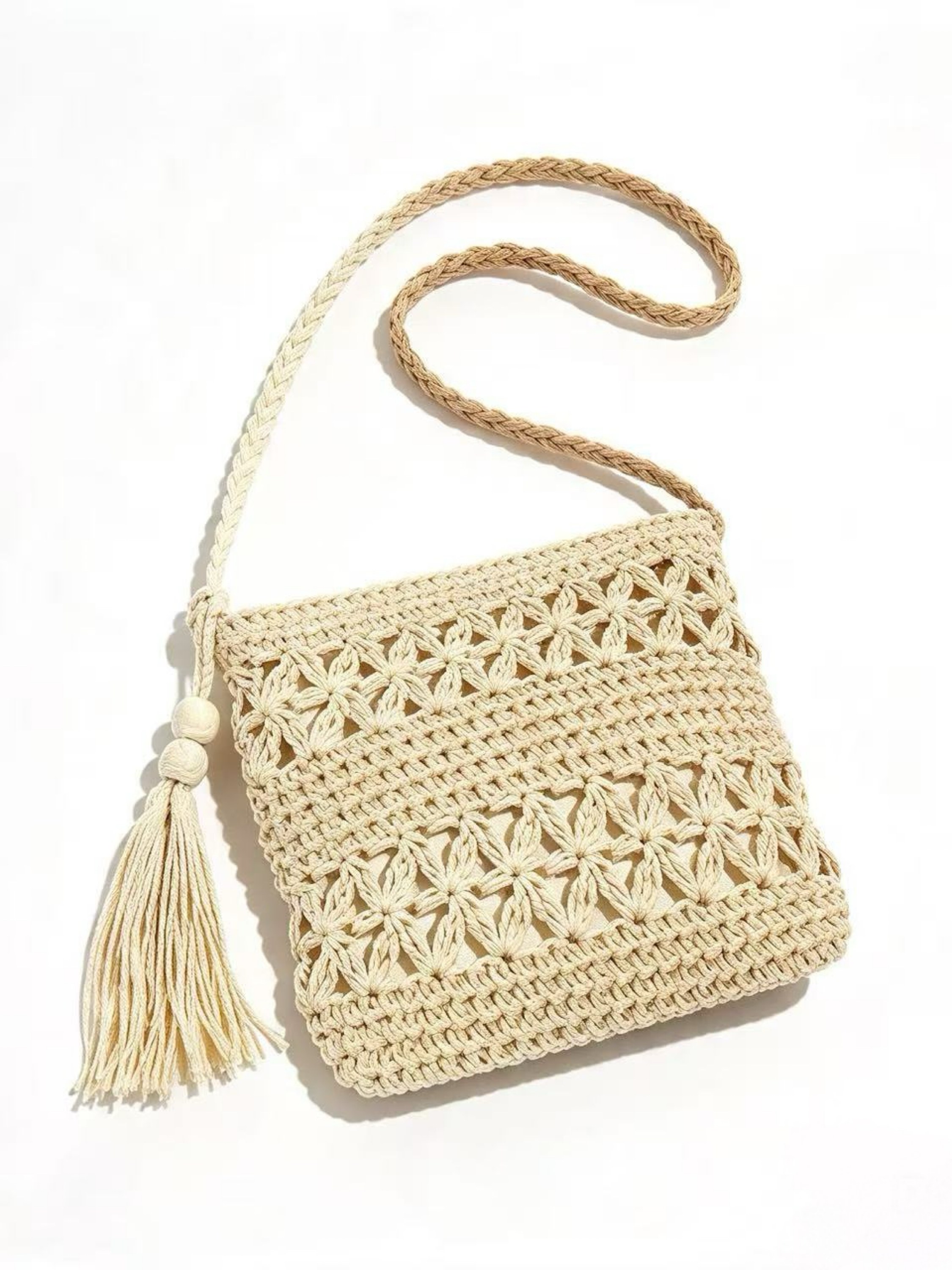Bolsa palha praia feminina 666