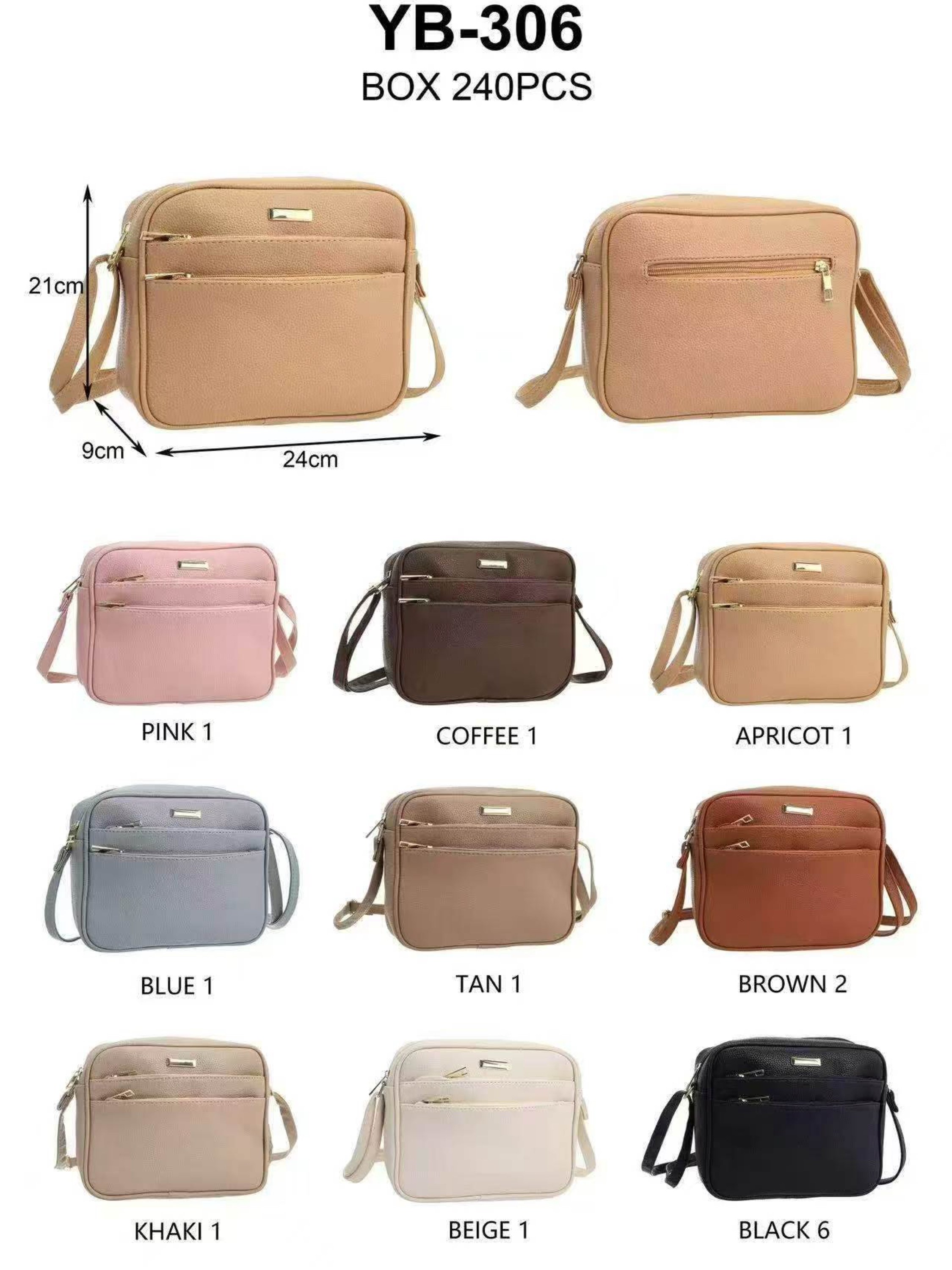Bolsa feminina kit com 15 pc 306