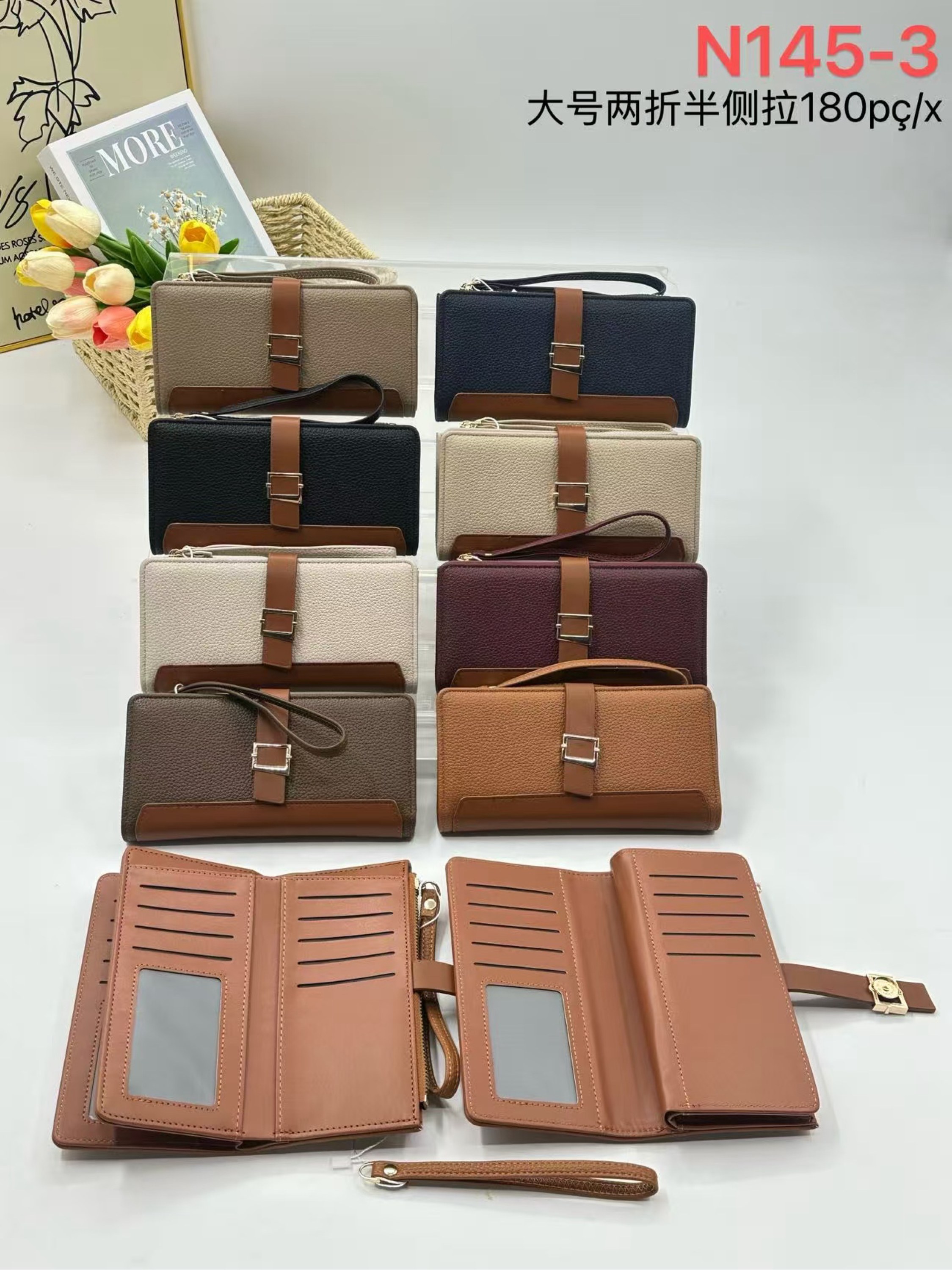Carteira feminina kit com 15 pc 145-3