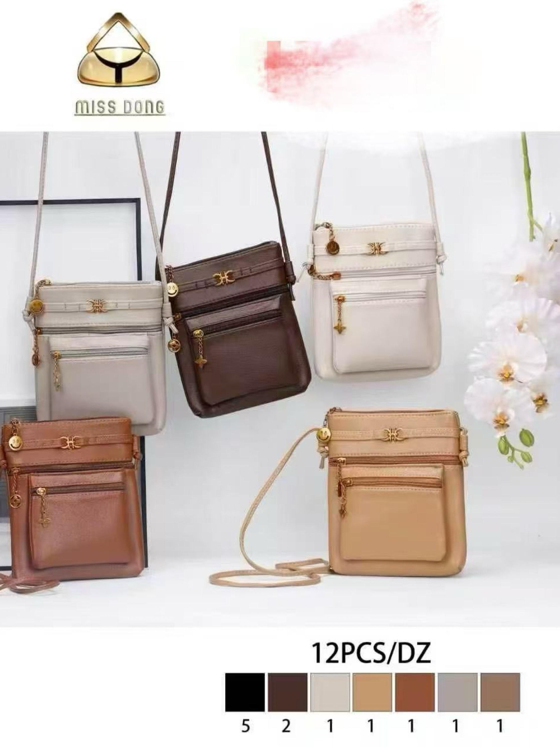 Bolsa feminina kit com 15 pc 2334