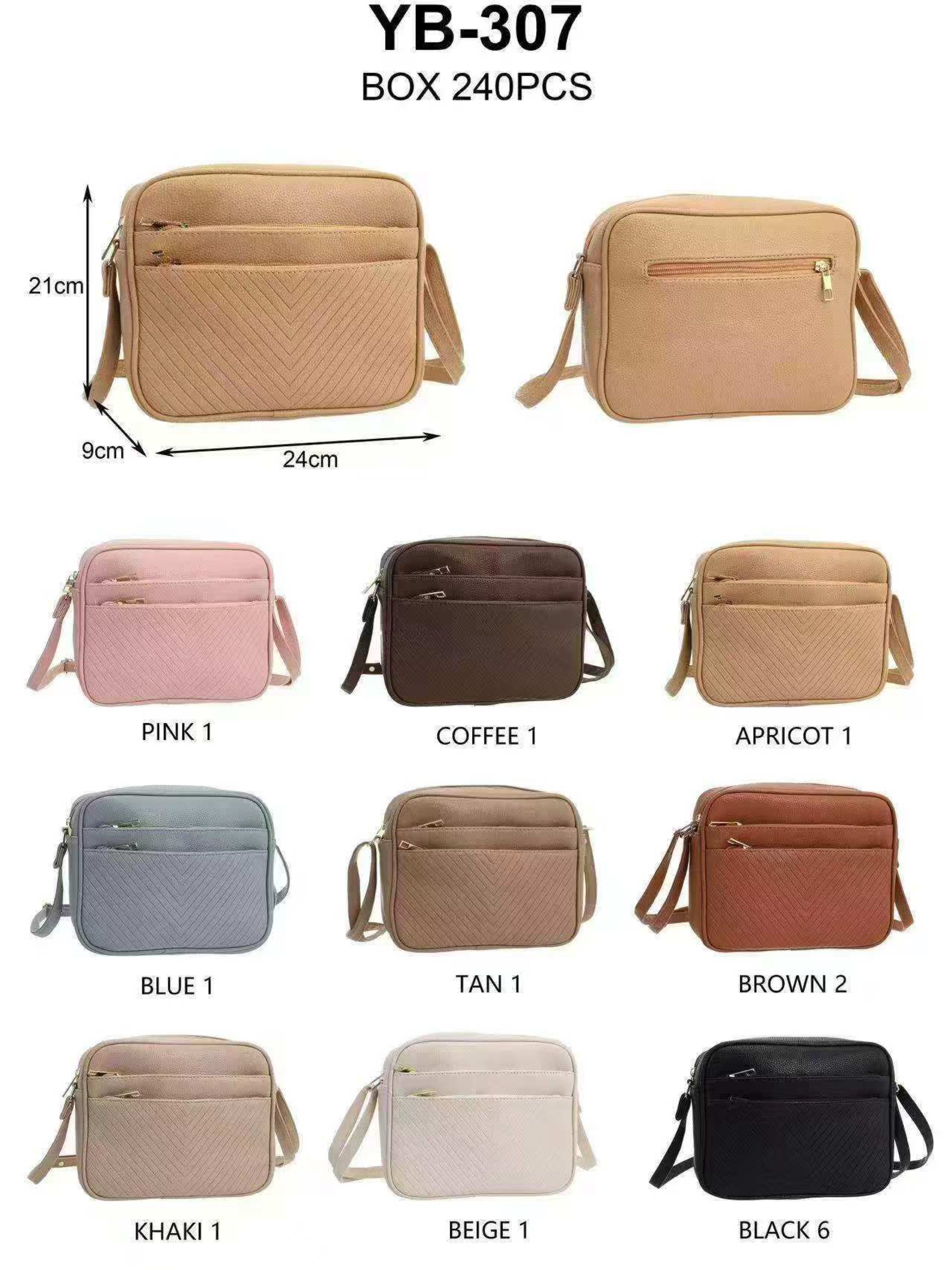 Bolsa feminina kit com 15 pc 307
