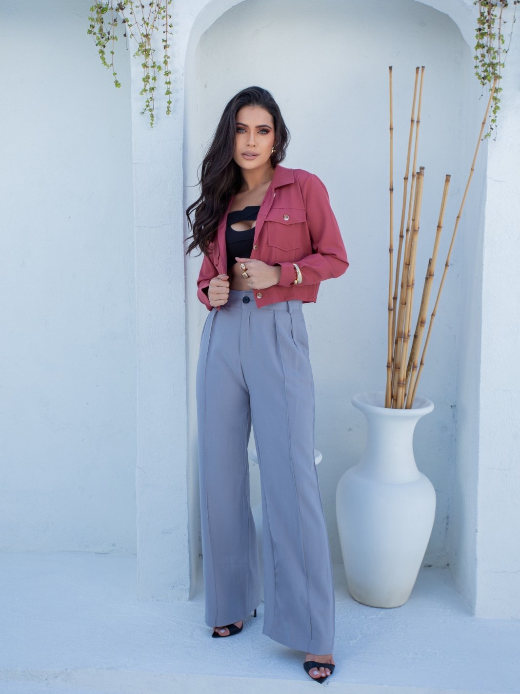 CALÇA DE ALFAIATARIA FEMININA REF 014