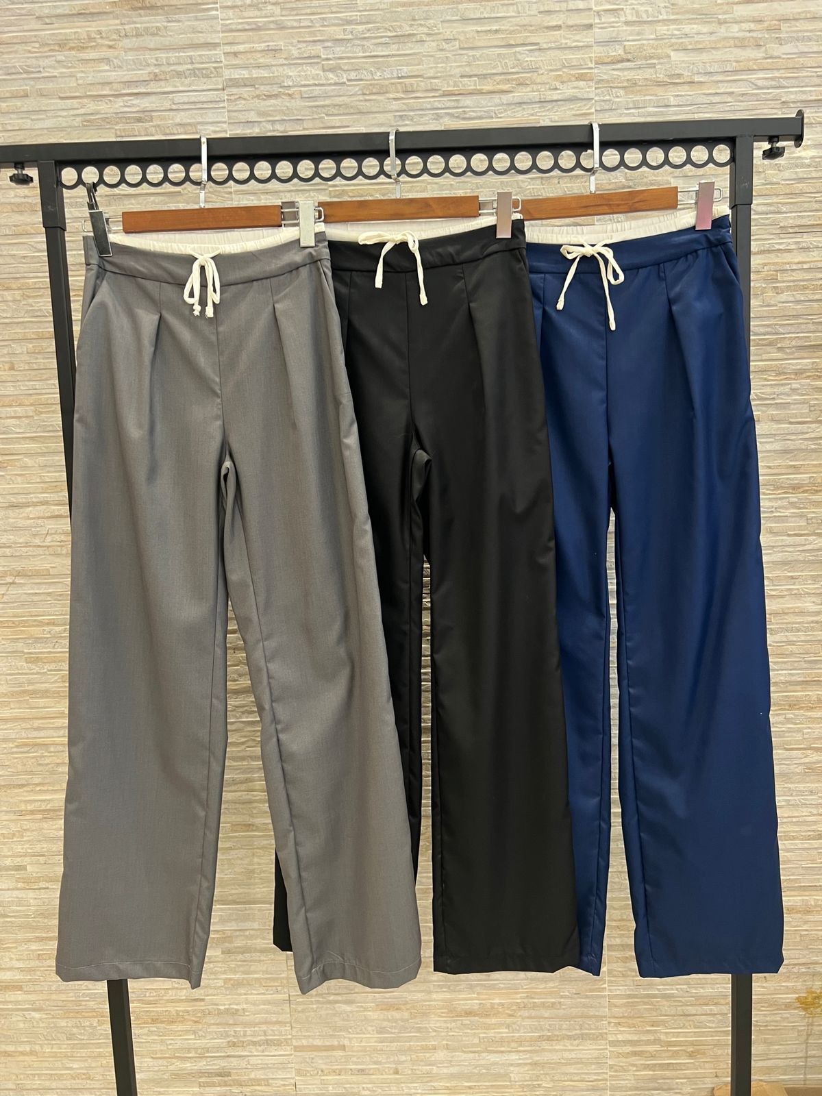 Calça Virgínia cós duplo