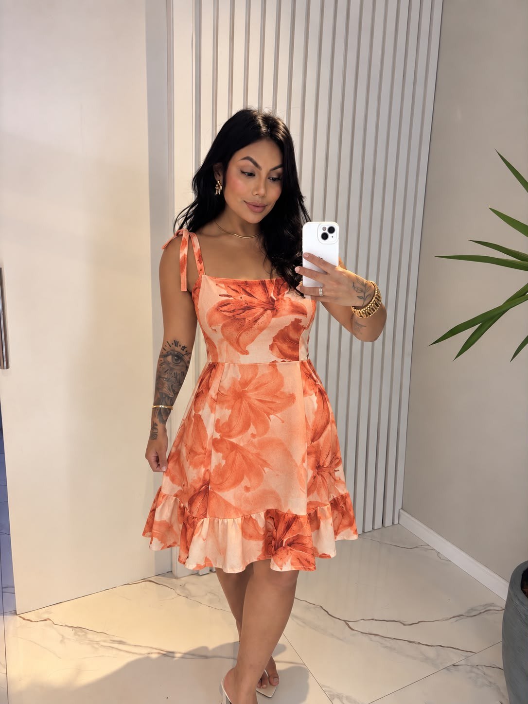 VESTIDO ALÇAS DE AMARRAR