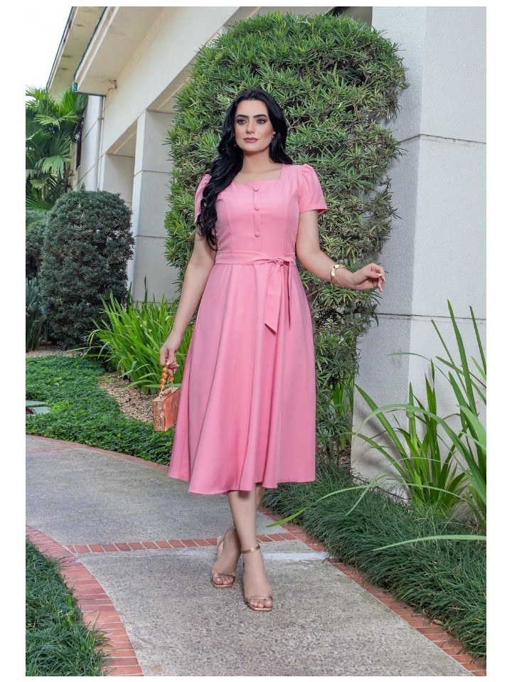 Vestido de festa Midi