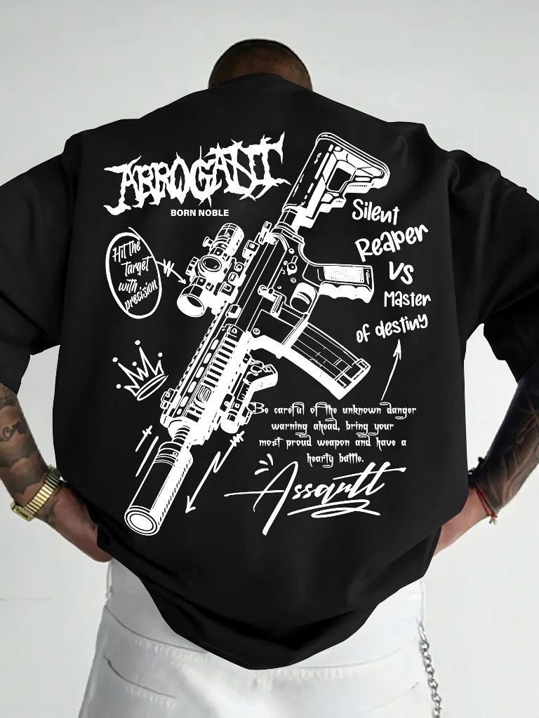 Camiseta 100% Algodão Elementos Graffiti M4YC8323