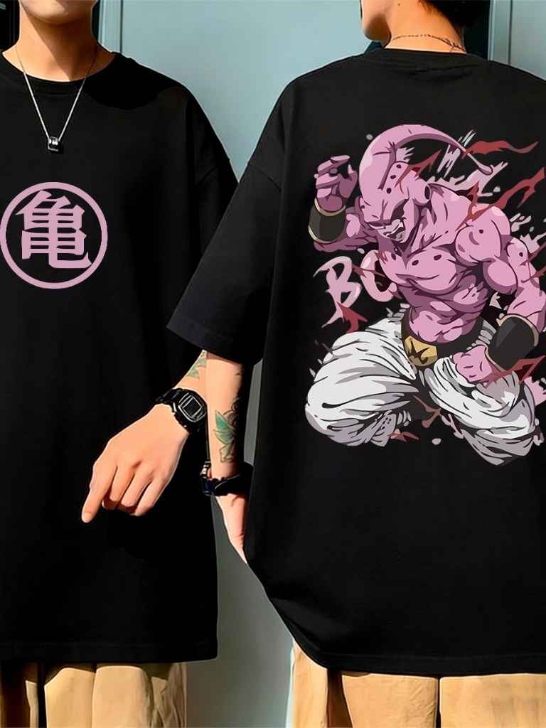 Camiseta Oversized Majin Para Treino MusculaçãoYC8095