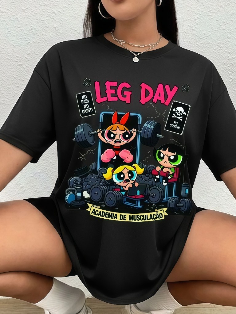 Camiseta 100% Algodão Treino FemininaYC7852