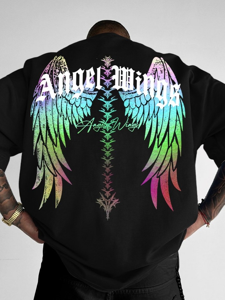 Camiseta 100% Algodão Estampa AsasYC8471
