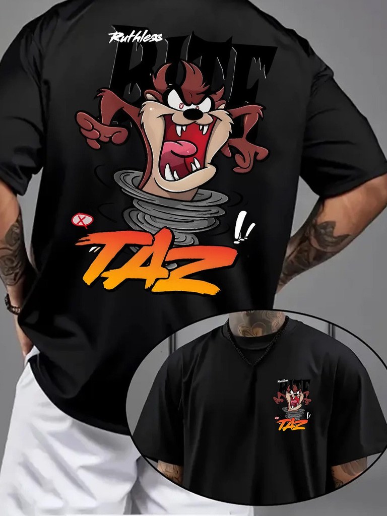 Camiseta 100% Algodão estampa com Desenho Animado