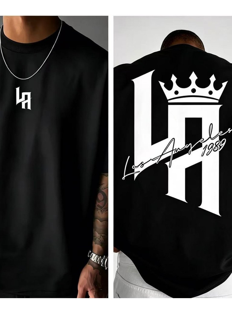 Camiseta Casual de Rua com Estampa Y2KYC6044