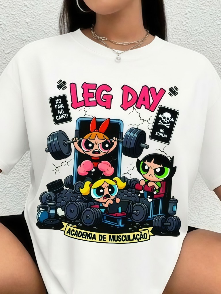Camiseta 100% Algodão Treino FemininaYC7852