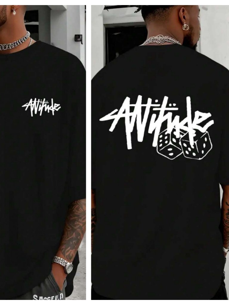 Camiseta Básica Estampada AtitudeYC8288