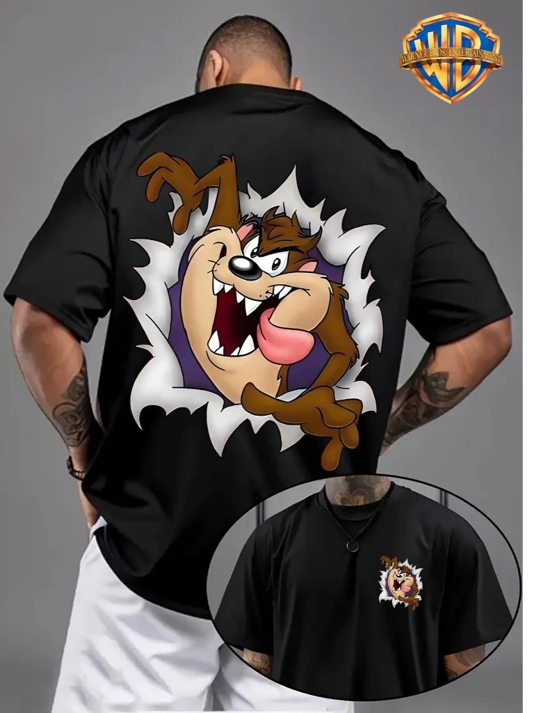 Camiseta de Boca Grande Taz 100% algodao