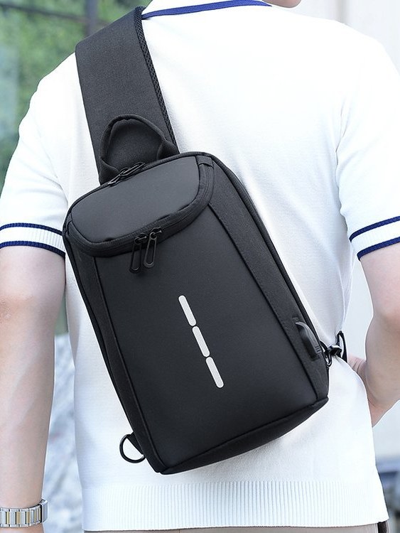 Bolsa transversal masculina