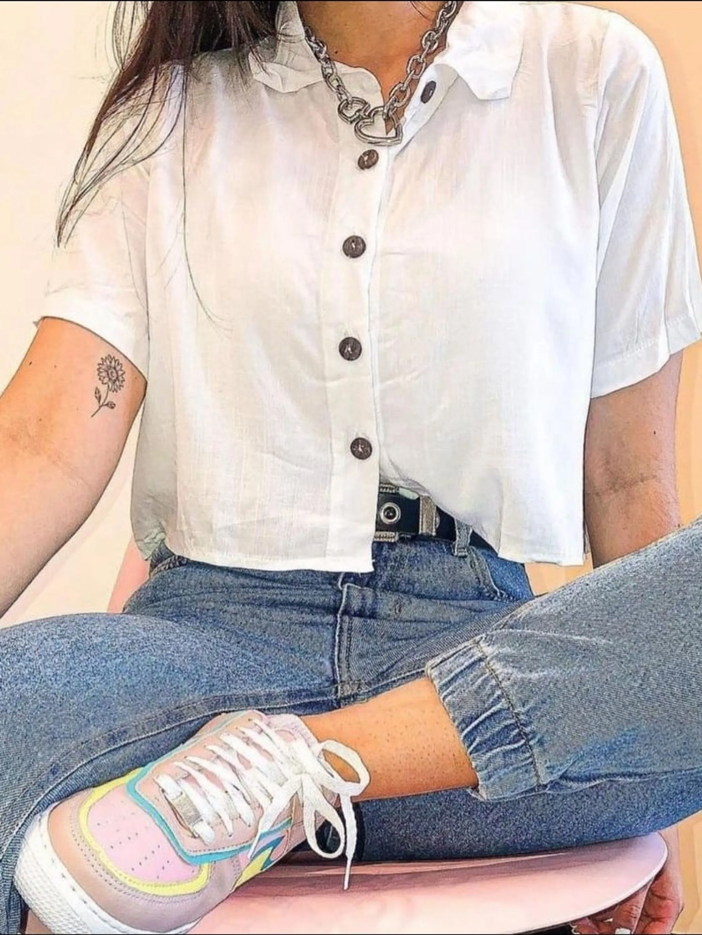 Cropped Viscolinho Rox