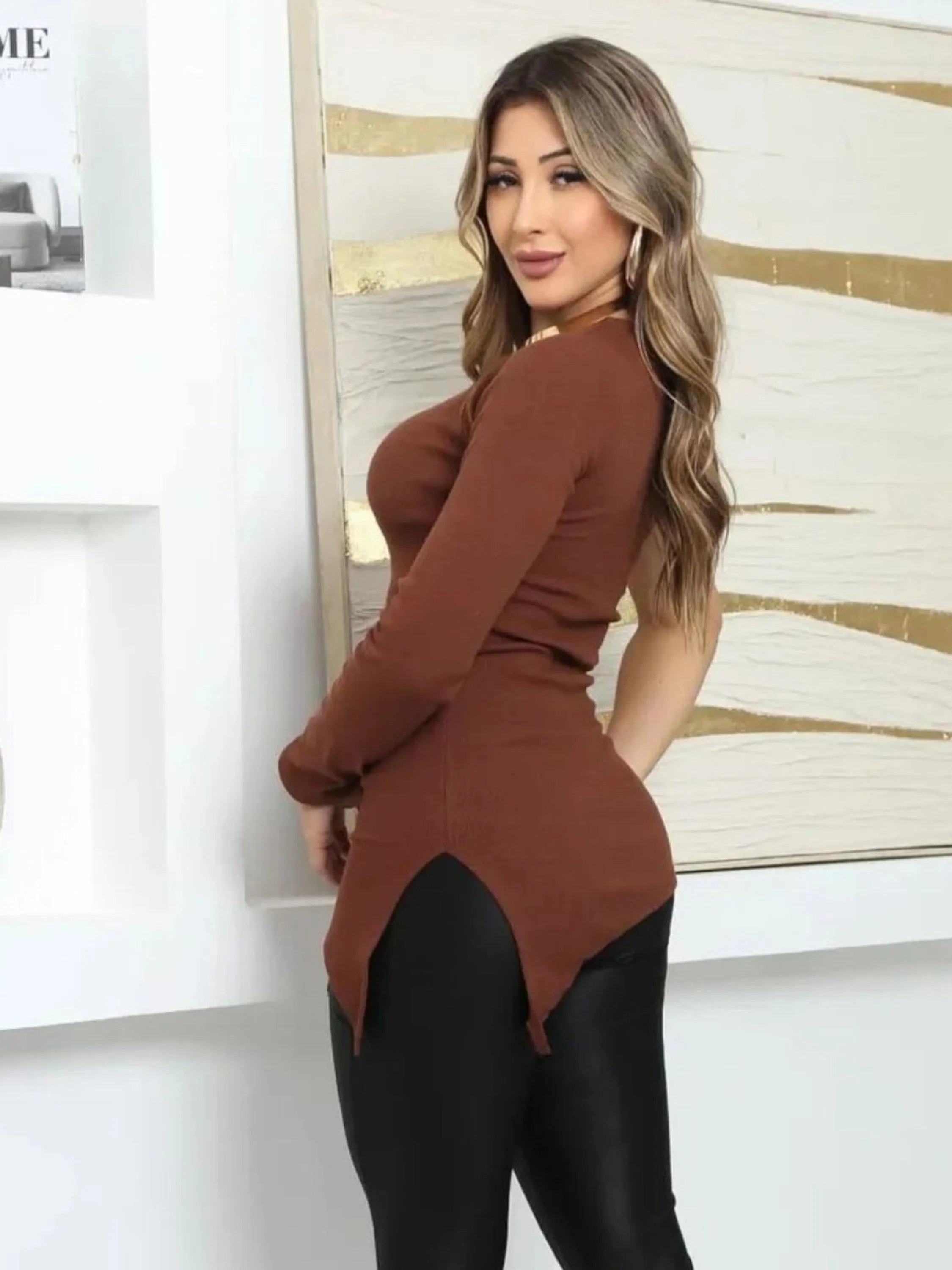 Blusa Despojada Mula Manca