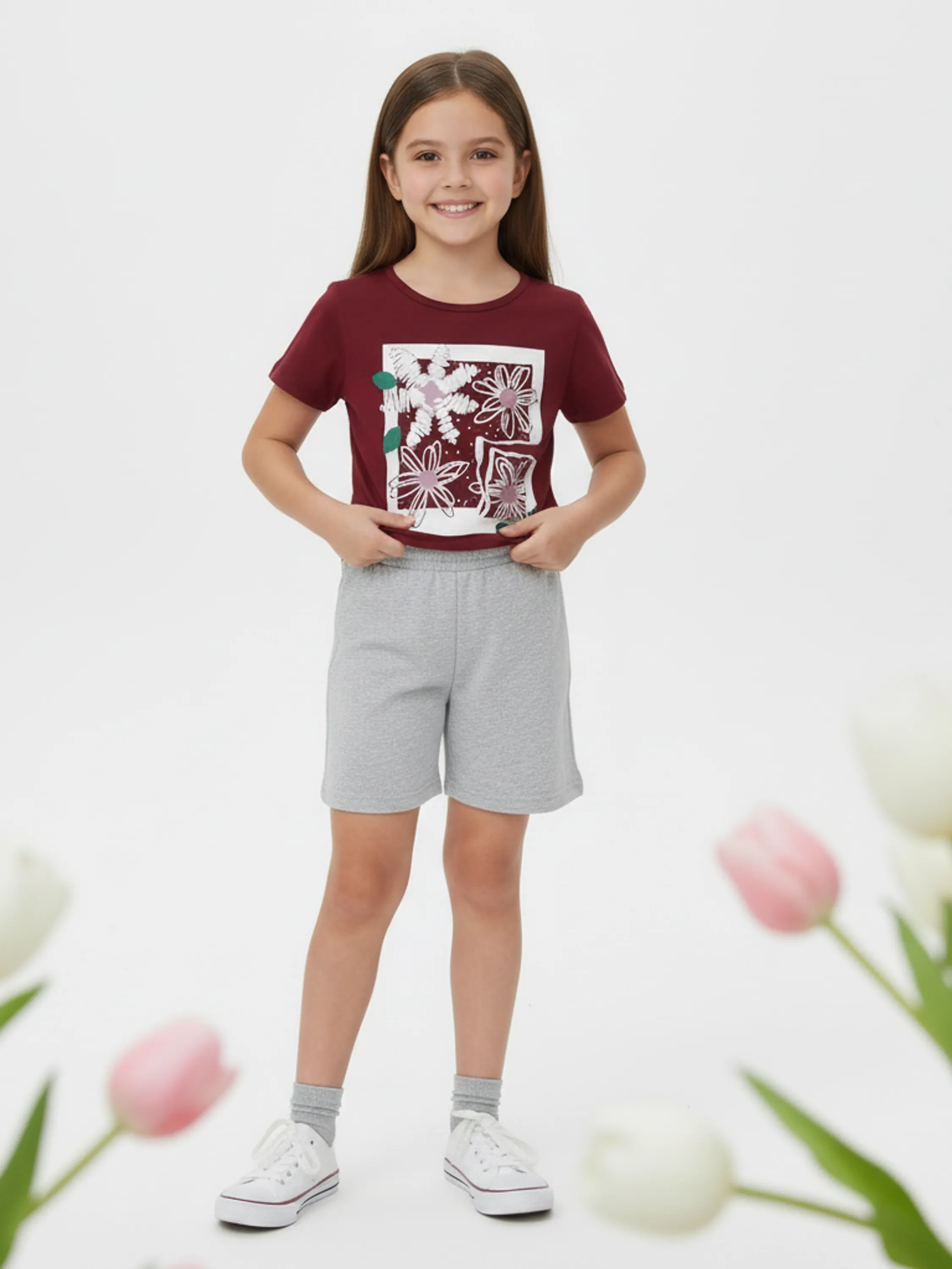Conjunto Infantil Verão Menina Casual