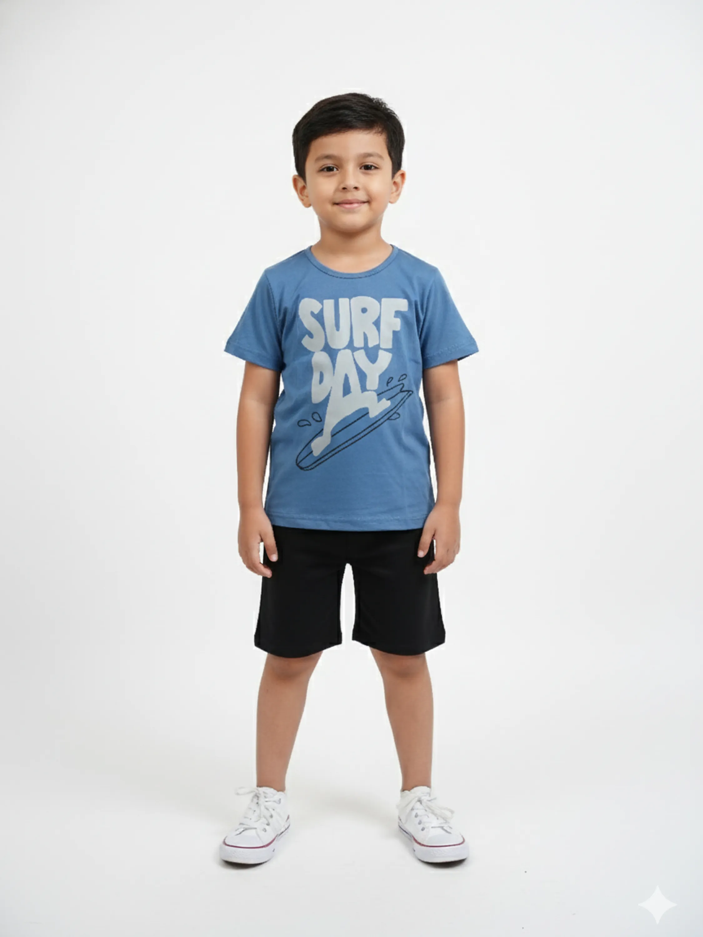 Conjunto Infantil Verão Camiseta e bermuda