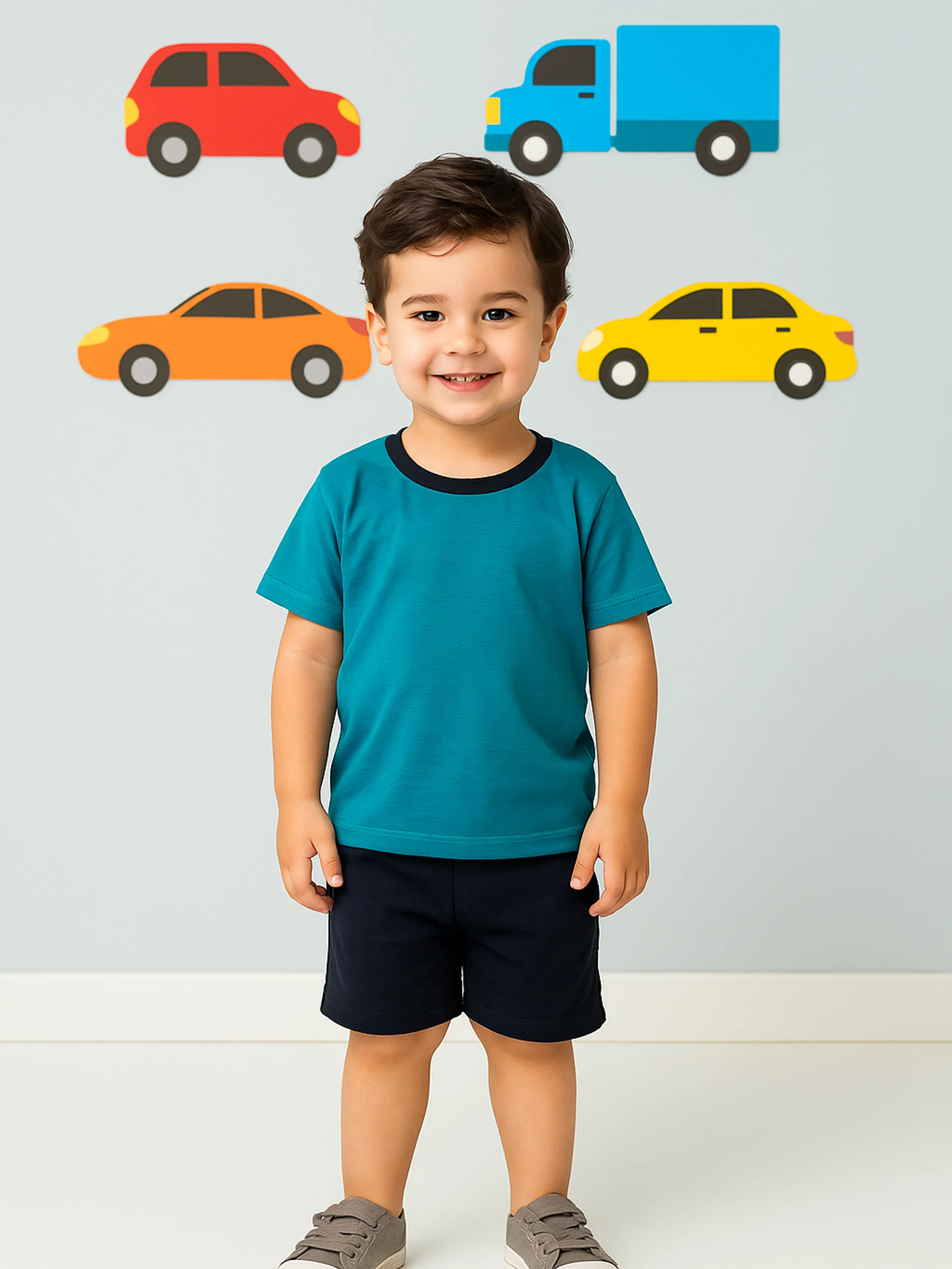 Conjunto Infantil Camiseta e shorts Menino