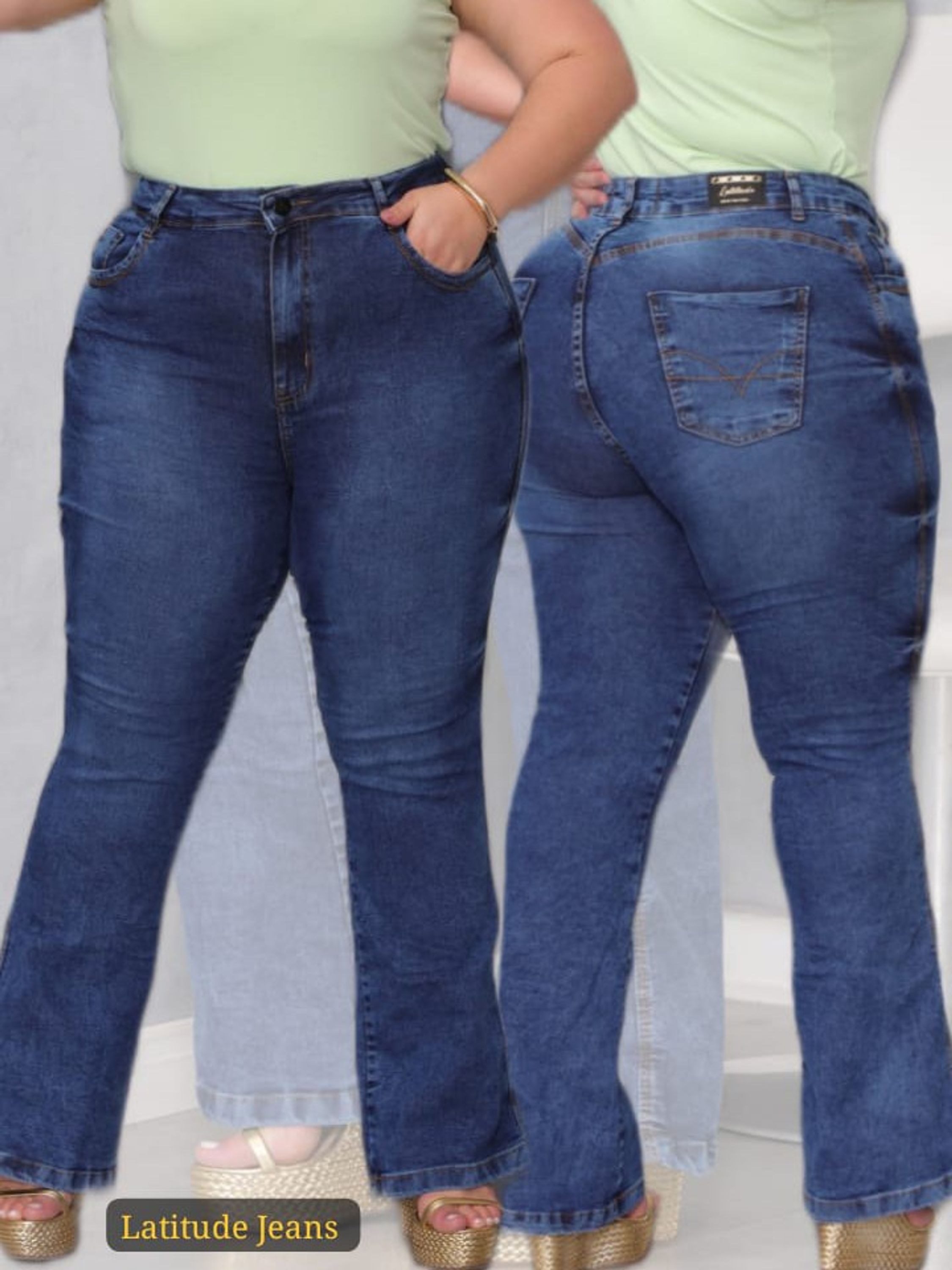Calça Jeans Plus Size Plus Size